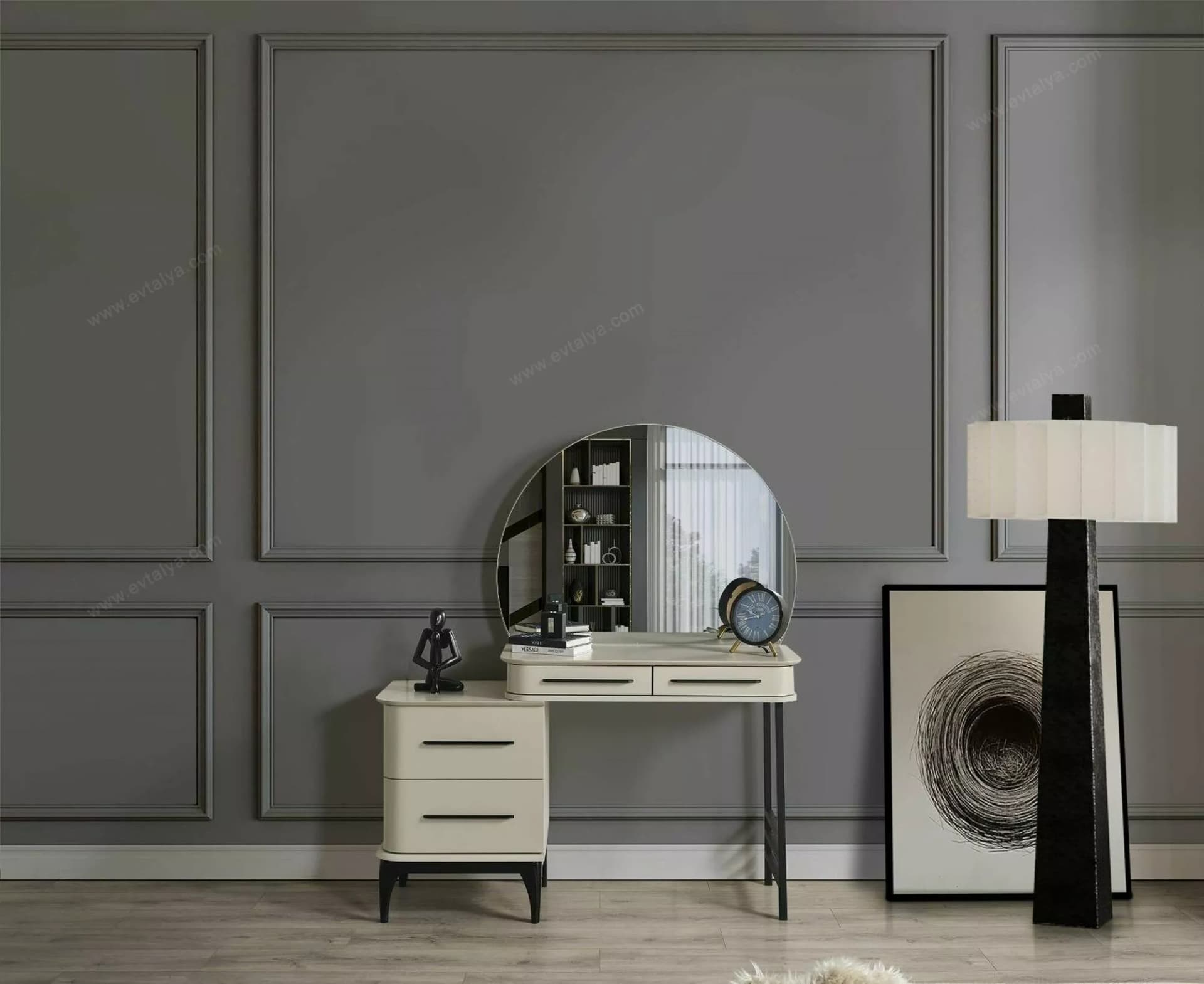 Destan Luxury Ekru Yatak Odası Takımı - Image 9