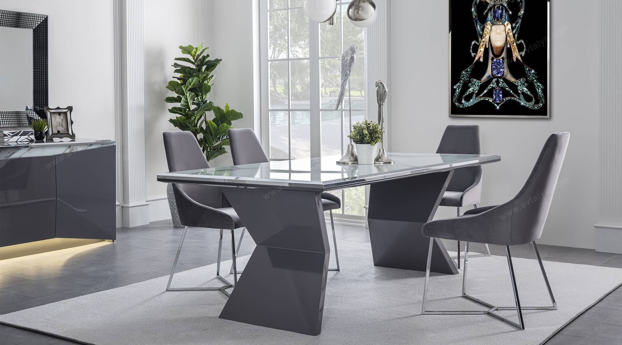 Dıamond Yemek Odası Takımı - Image 4