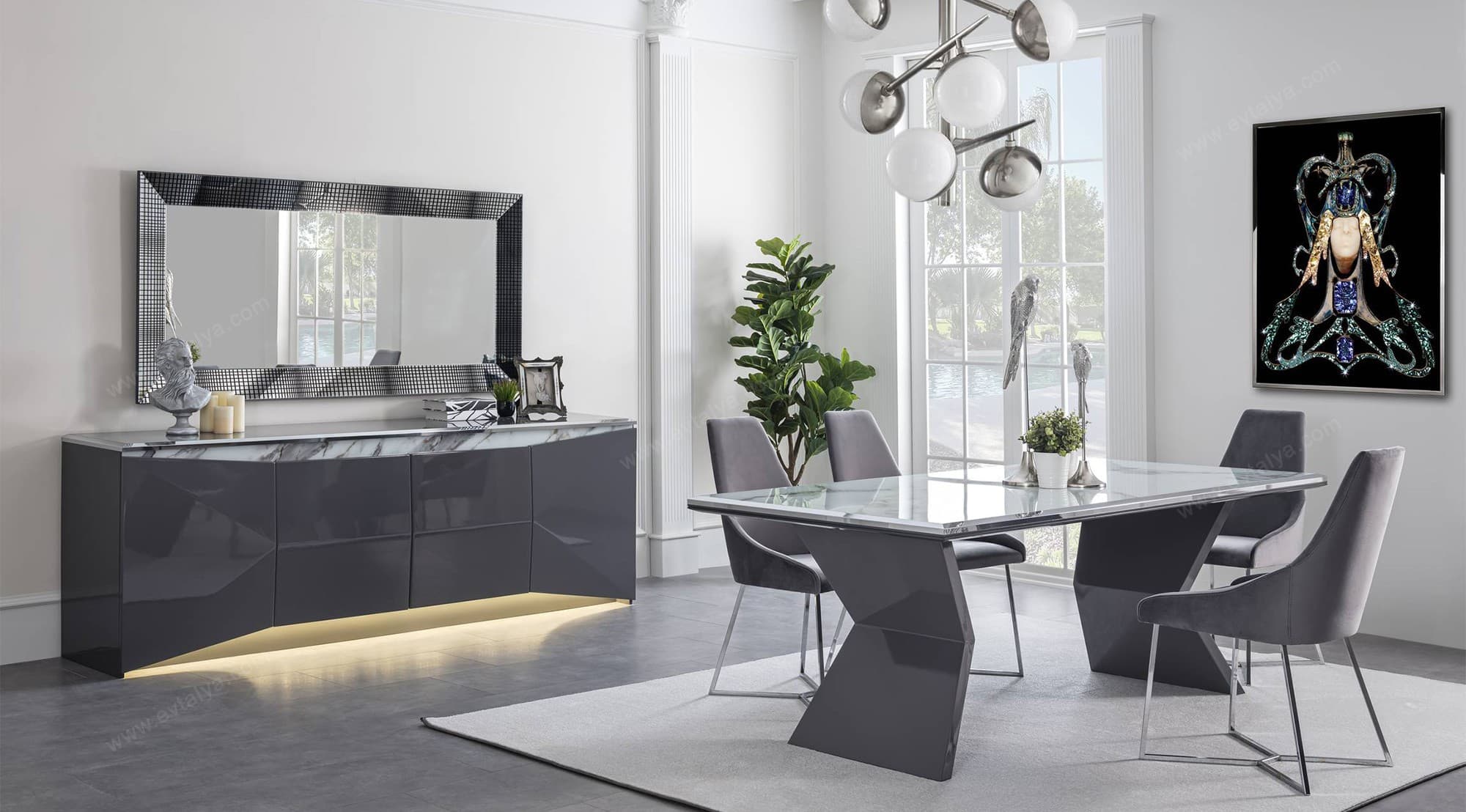 Dıamond Yemek Odası Takımı - Image 1