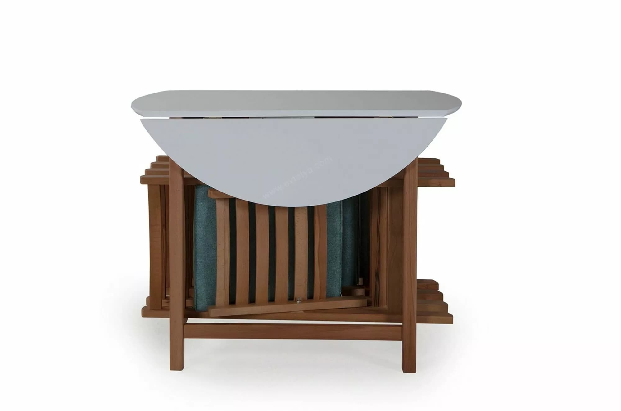 Doha İskandinav Katlanır Masa Sandalye Takımı 3