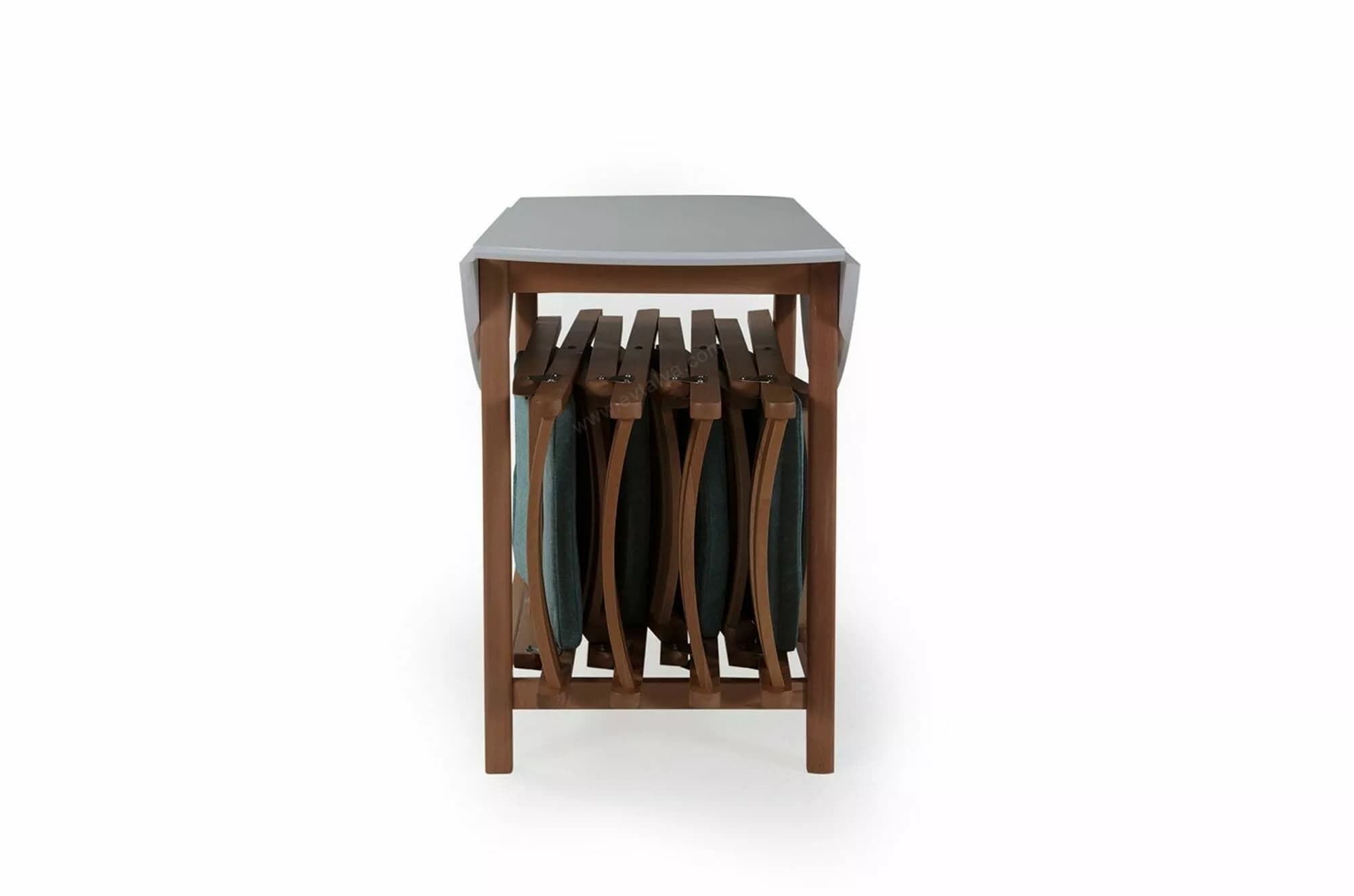 Doha İskandinav Katlanır Masa Sandalye Takımı 5