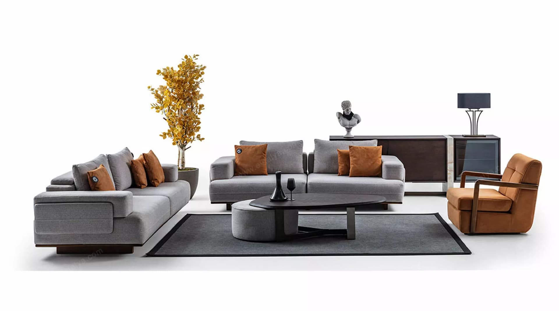 Duetto İskandinav Berjer Koltuk Takımı - Image 1