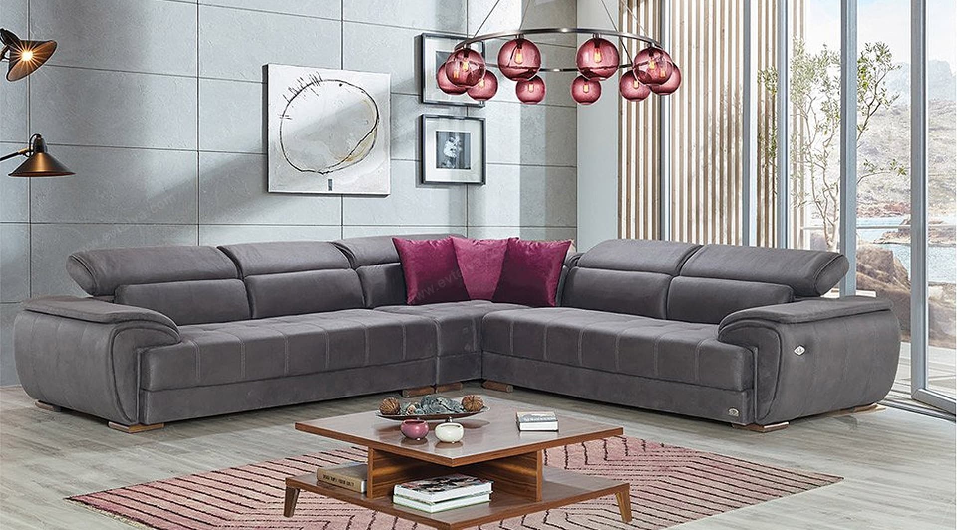 Ege Akıllı Modern Köşe Koltuk Takımı - Image 2