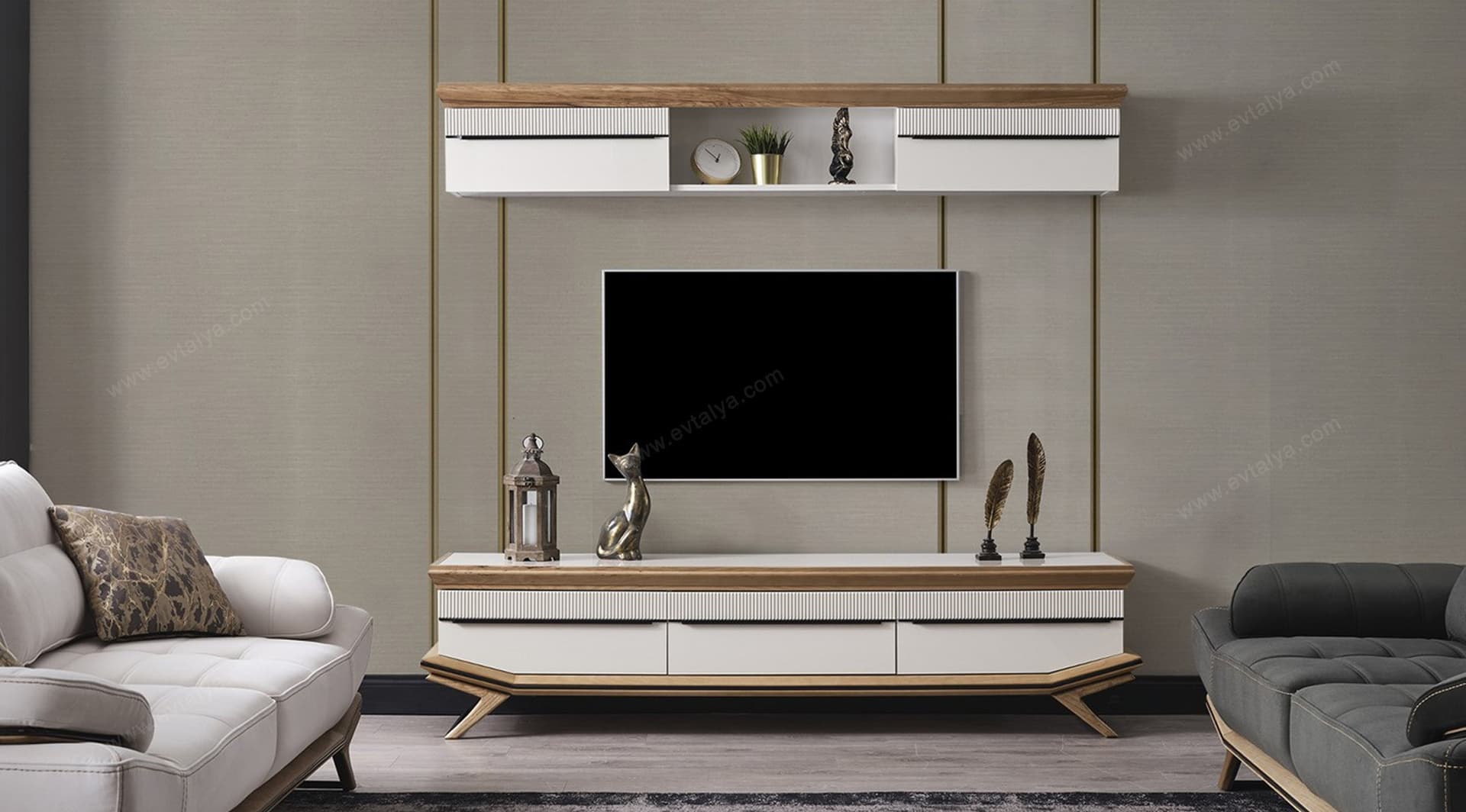 Elize Ahşap Tv Ünitesi 1