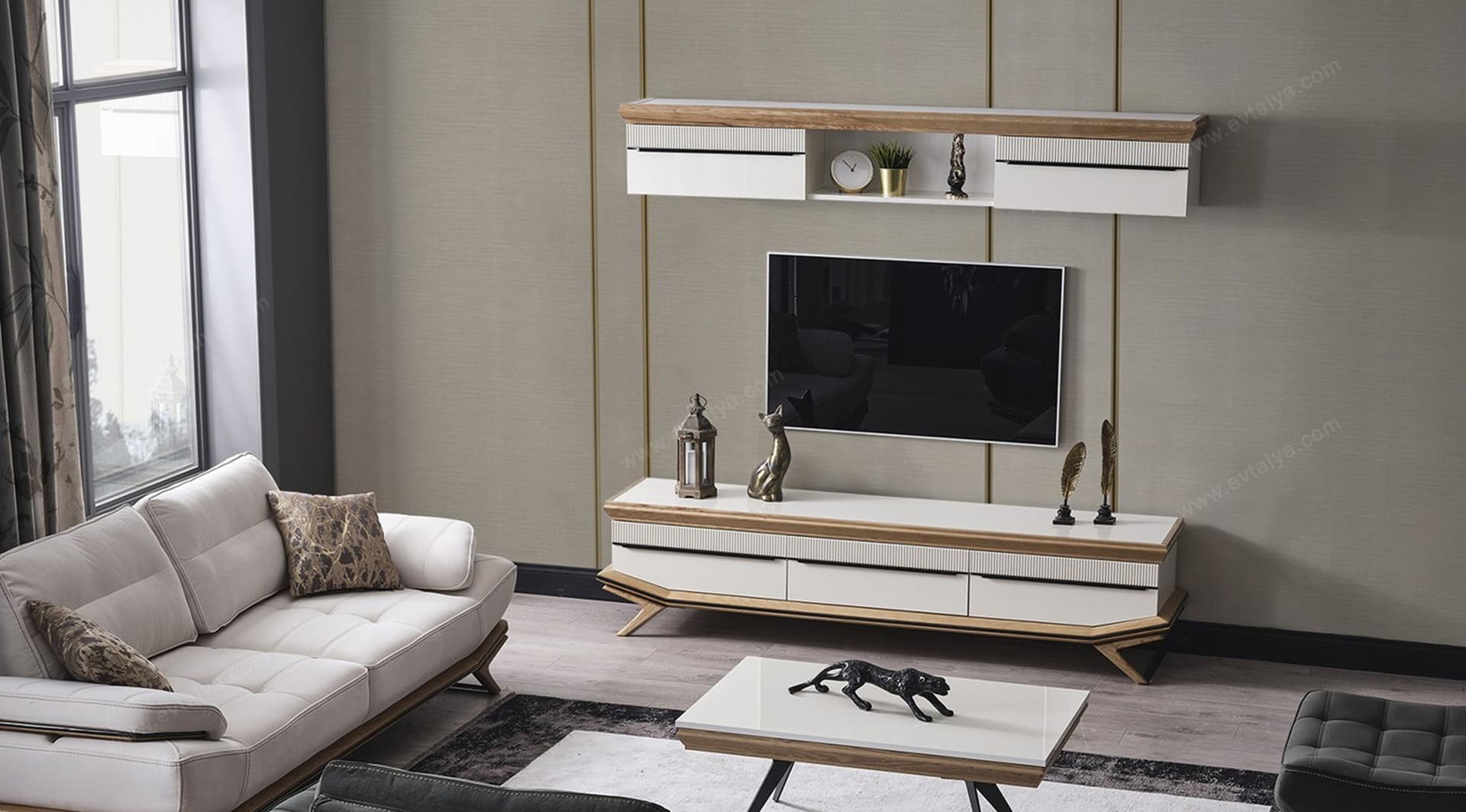 Elize Ahşap Tv Ünitesi 4