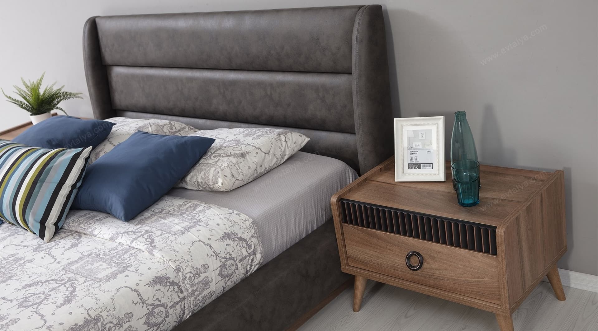 Eva Ceviz Modern Yatak Odası Takımı 4