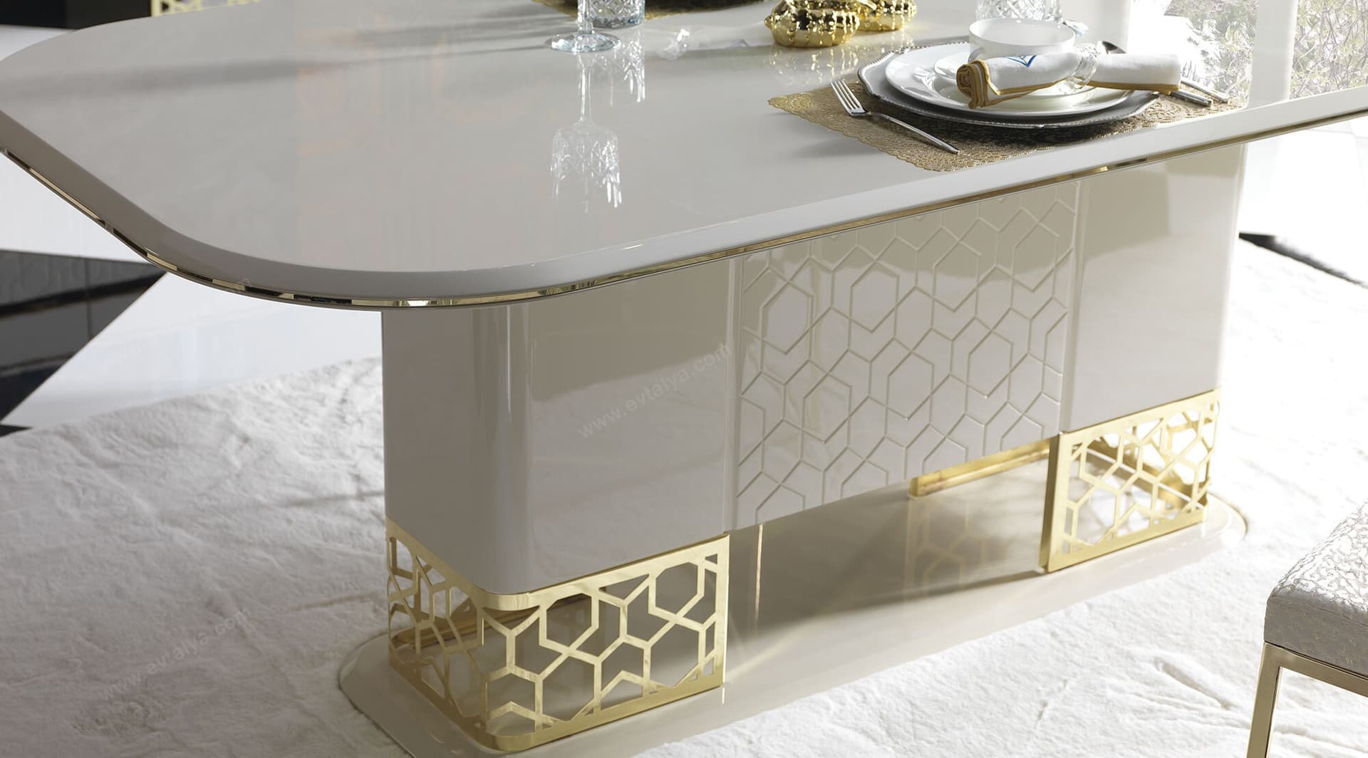 Fendi Yemek Odası Takımı - Image 10