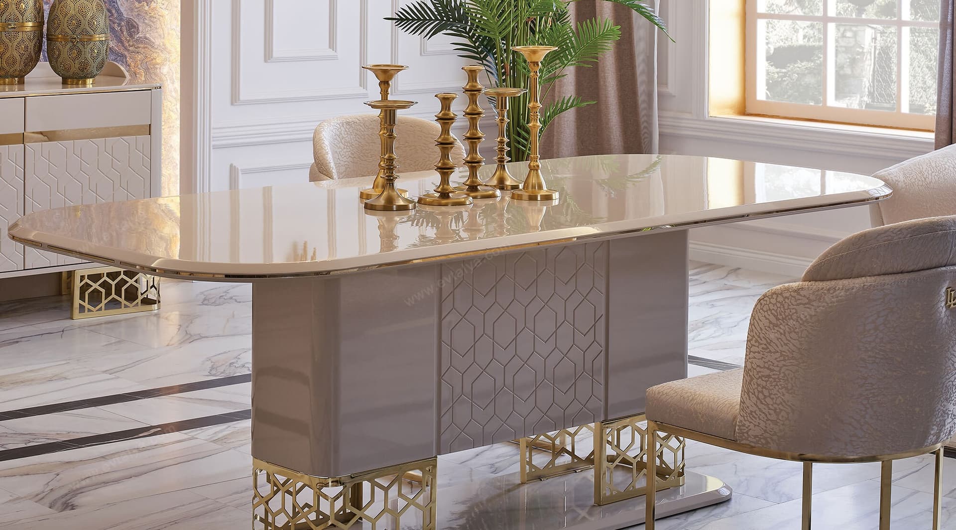Fendi Yemek Odası Takımı - Image 7