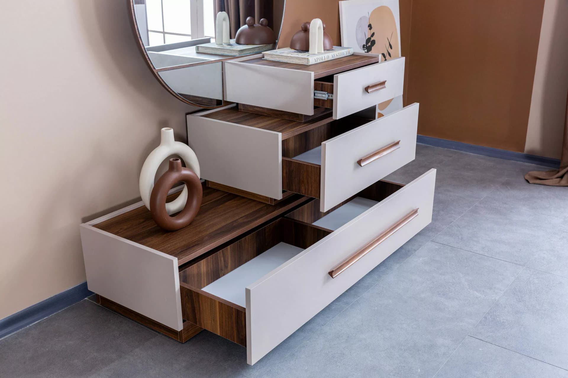 Gabon Modern Ahşap Yatak Odası Takımı (Kopya) - Image 12