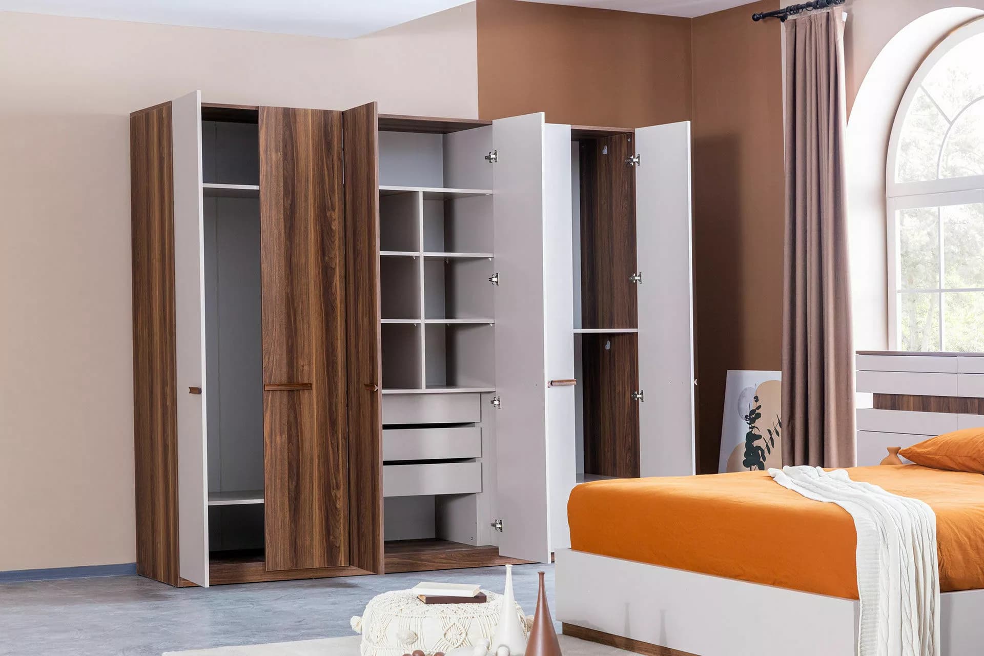 Gabon Modern Ahşap Yatak Odası Takımı (Kopya) - Image 16