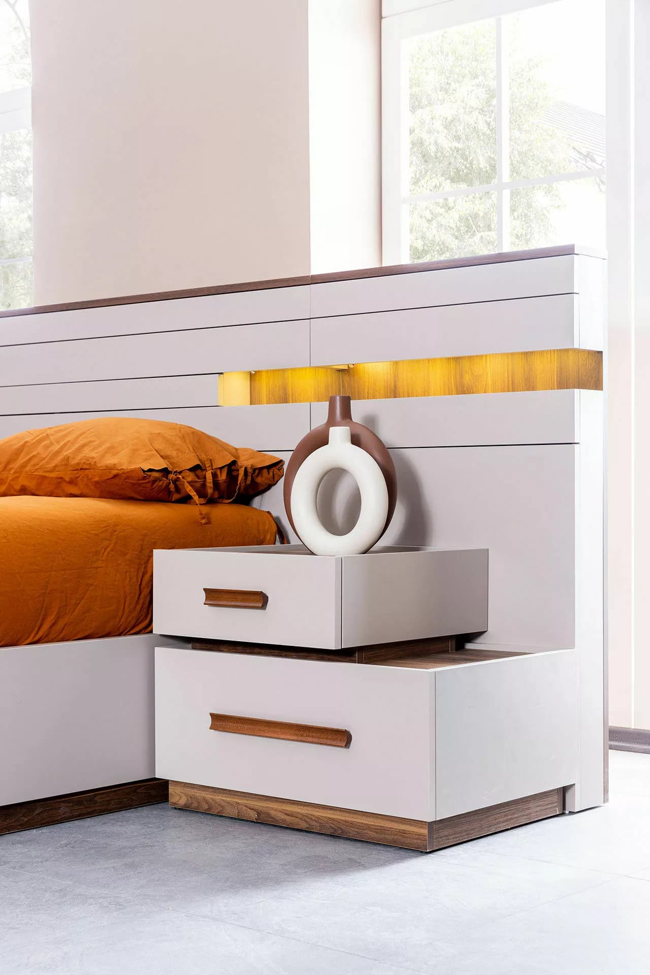 Gabon Modern Ahşap Yatak Odası Takımı (Kopya) - Image 10