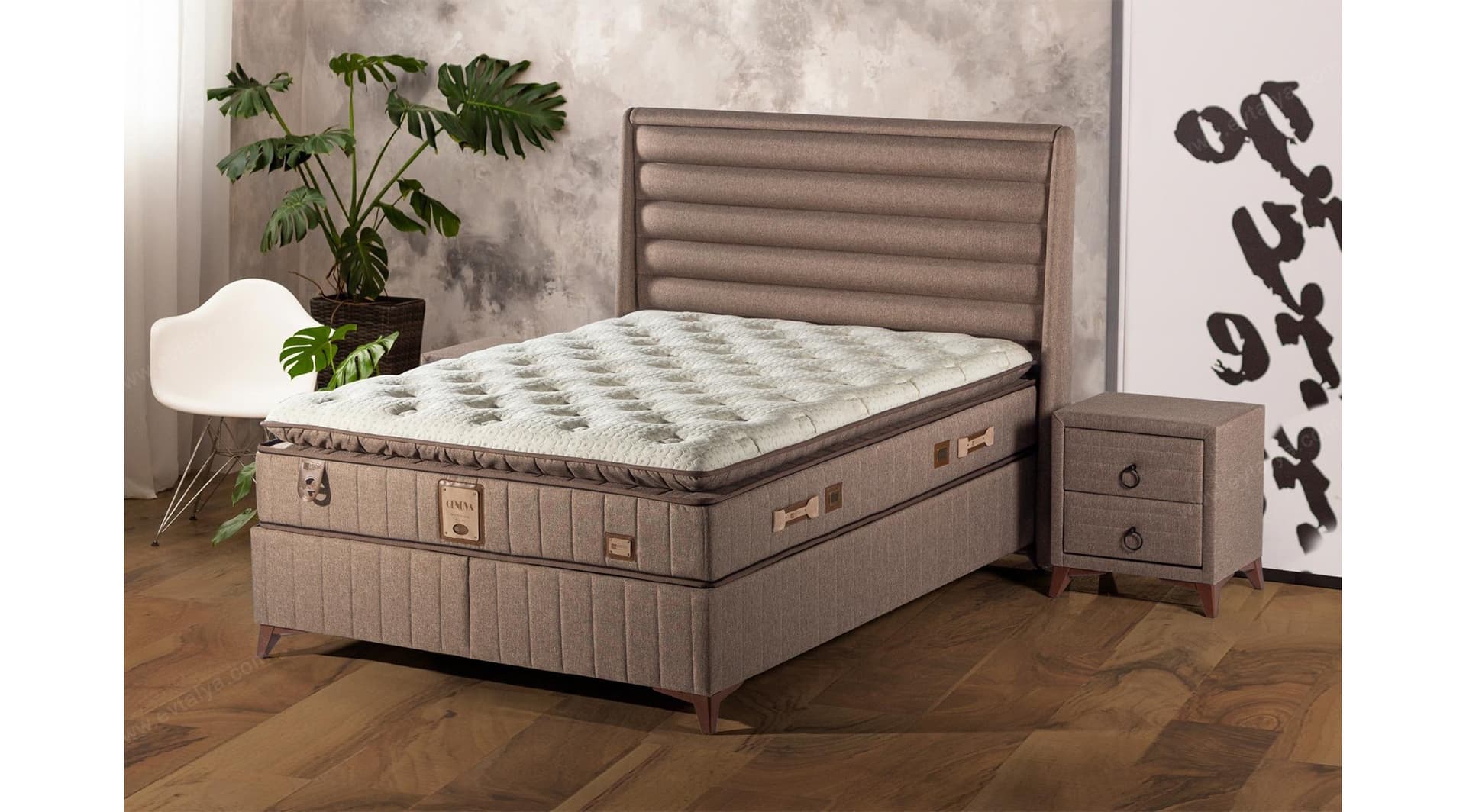 Genova 160x200 Baza Yatak Set 1