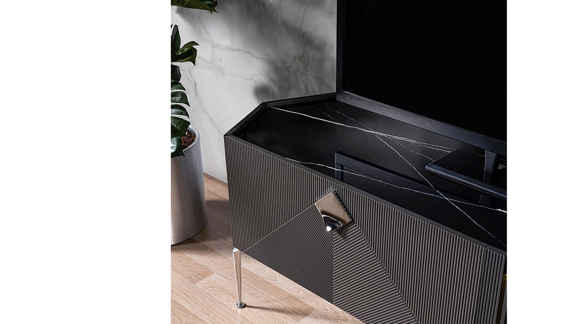 Giza Lake Antrasit Modern Tv Ünitesi 5