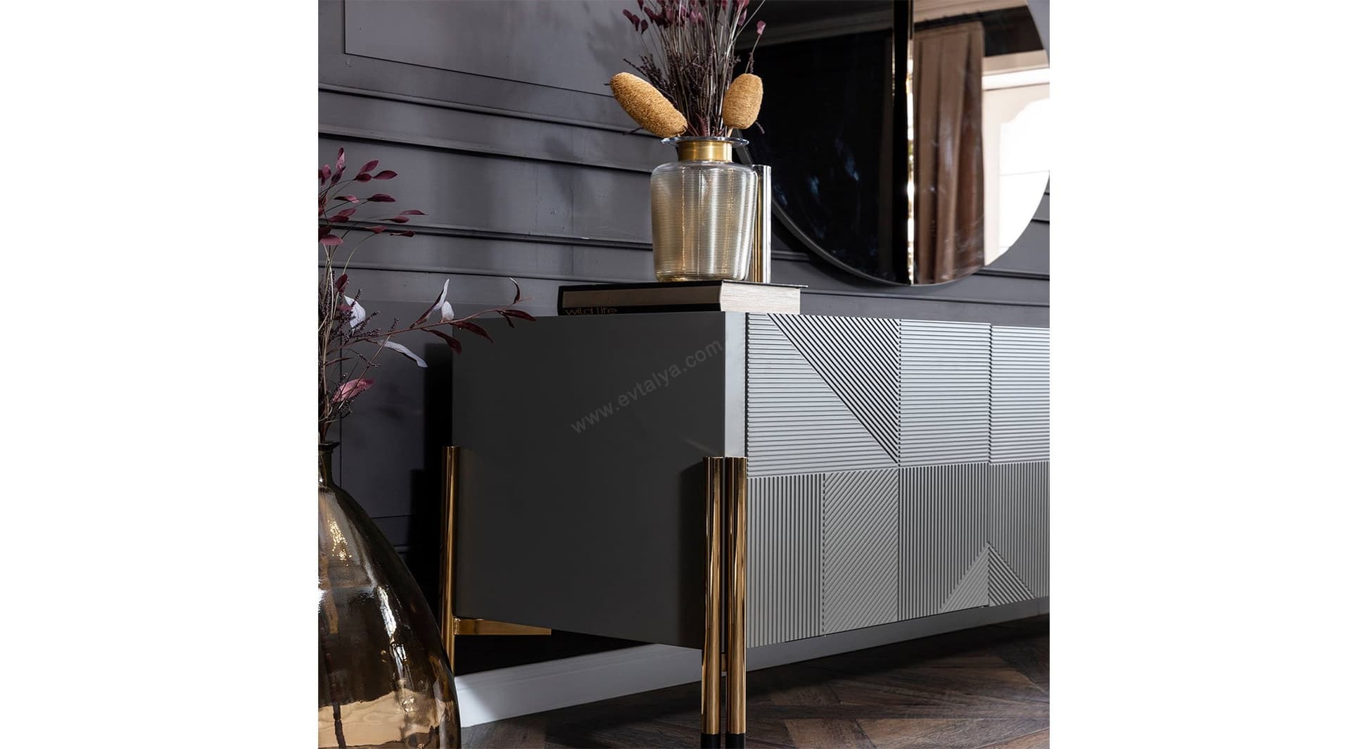 Grey Yemek Odası Takımı 5