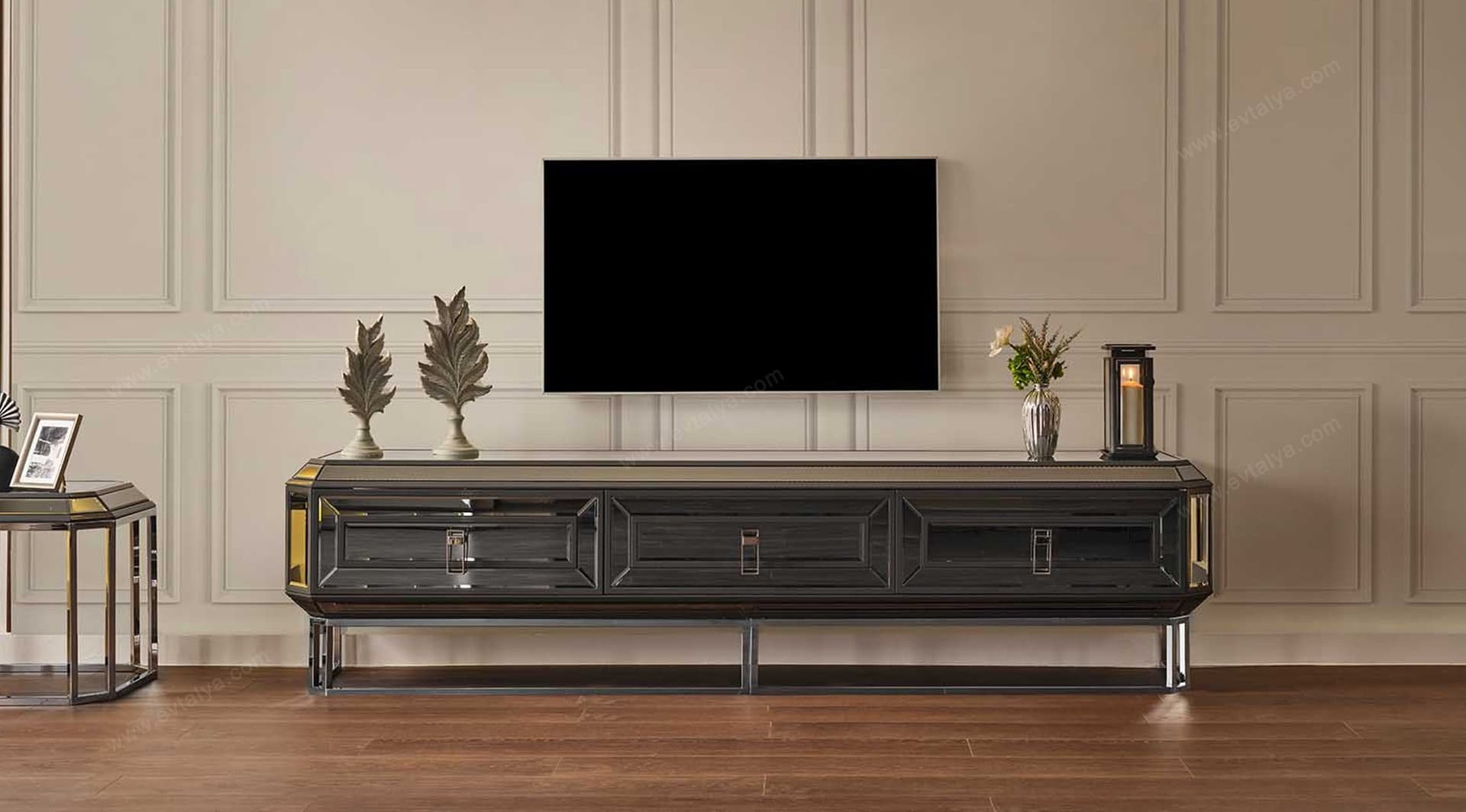 Gucci Antrasit TV Sehpası 1