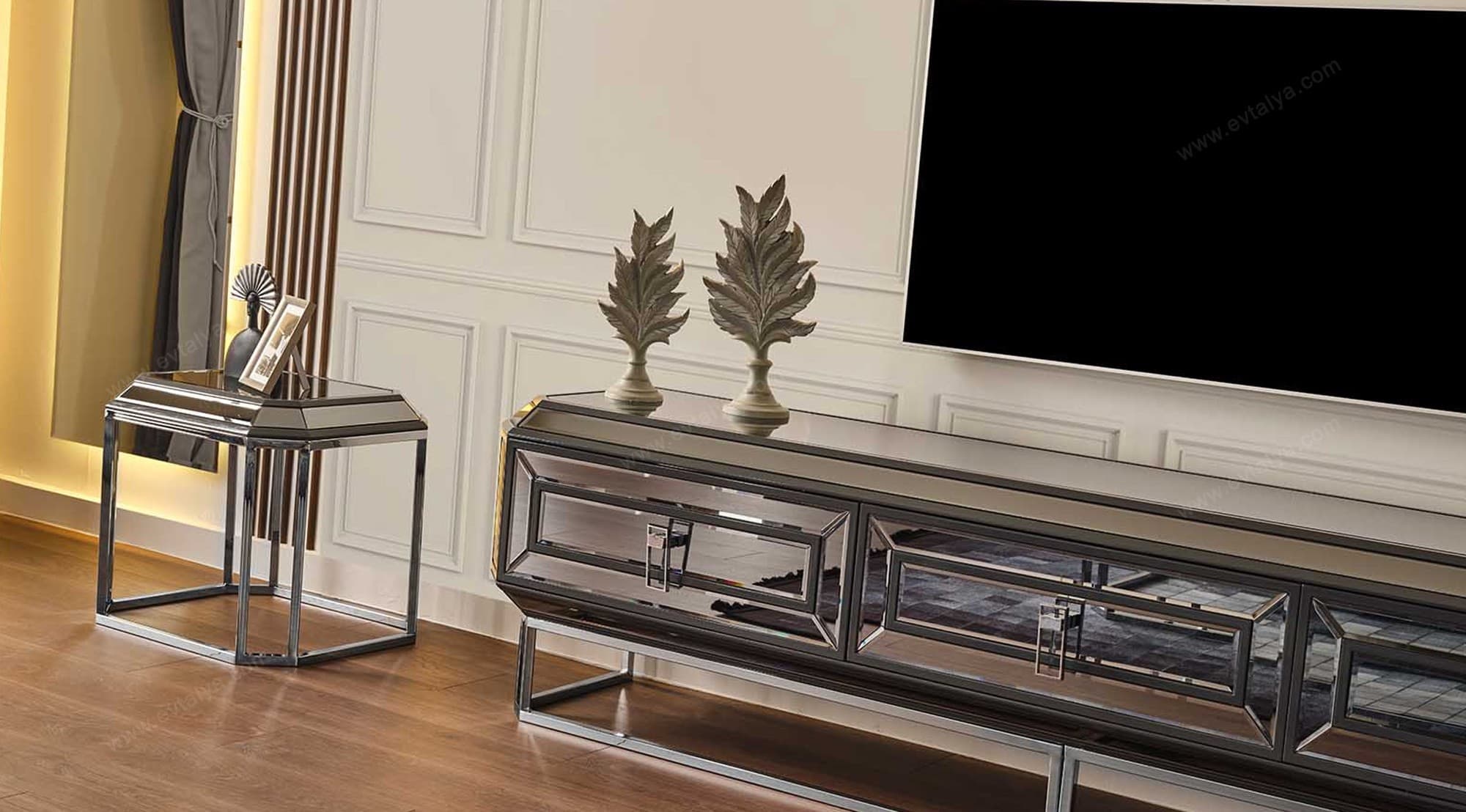 Gucci Antrasit TV Sehpası - Image 3