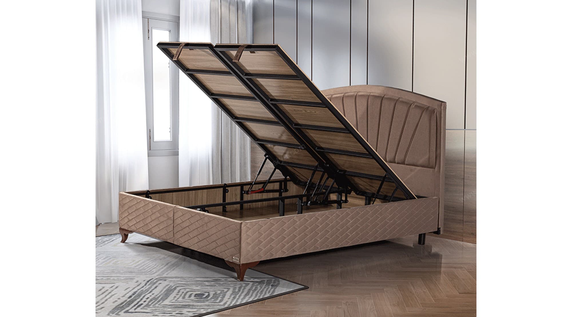 Hanzade 160x200 Baza Yatak Set - Image 2