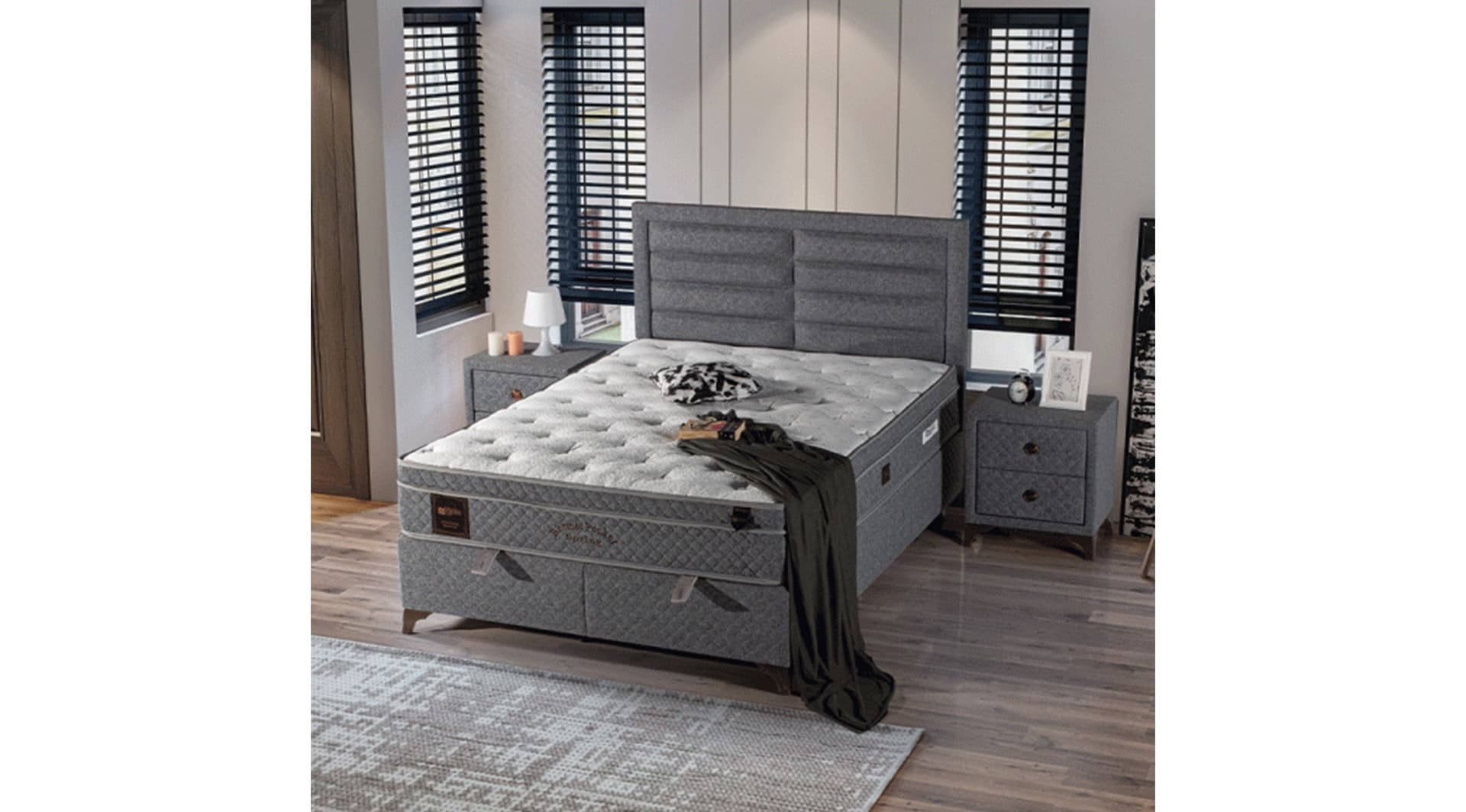 Hermes 160x200 Baza Yatak Set