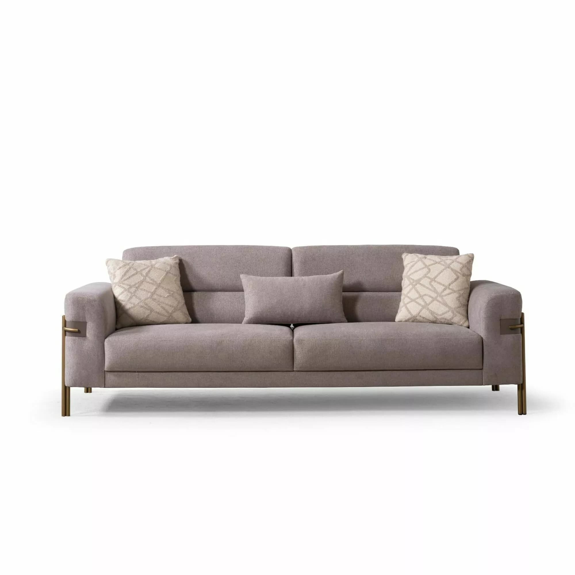 İnci Modern Gold Dörtlü Koltuk - Image 1