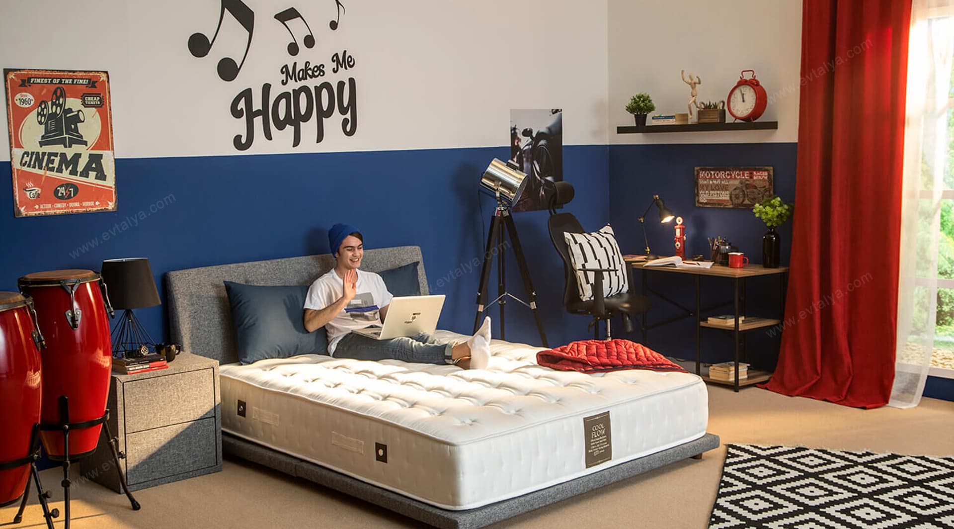 İşbir Yatak Coolflow Ultra Hava Geçirgen Paket Yaylı Yatak - Image 5