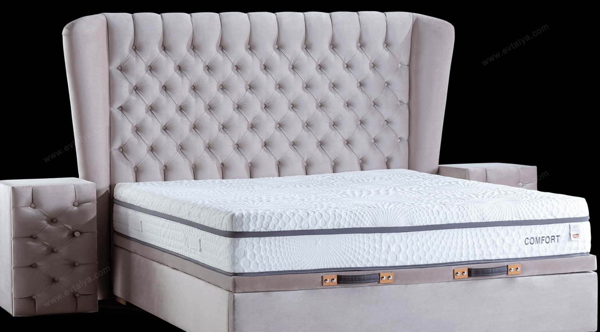 İşbir Yatak Crown Premium Serisi Baza Başlık Set 1