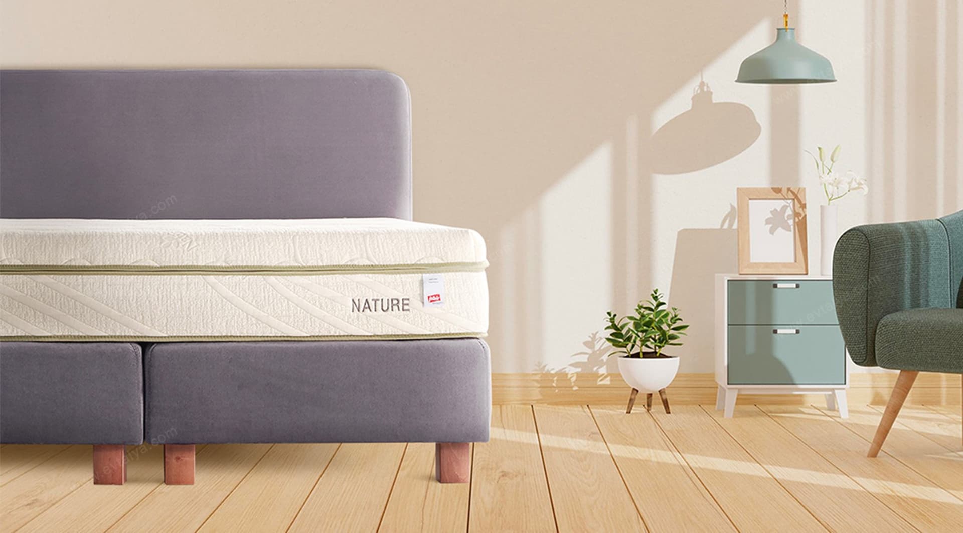 İşbir Yatak Nature Soya Özlü Viscostar Akıllı Yatak 2