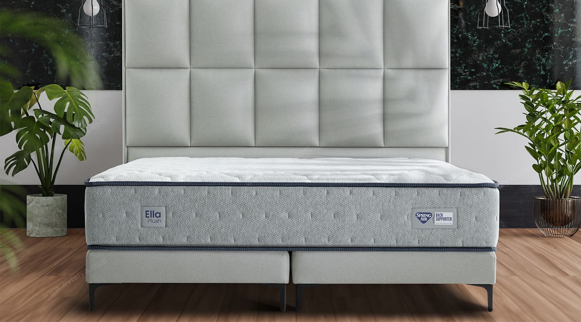 İşbir Yatak Spring Air Ella Plus Spring Air Ergonomik Paket Yaylı Yatak - Image 9