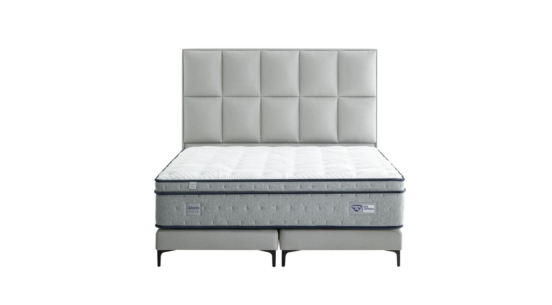 İşbir Yatak Spring Air Gloria Pillow Top Spring Air Pedli Ergonomik Paket Yaylı Yatak 2