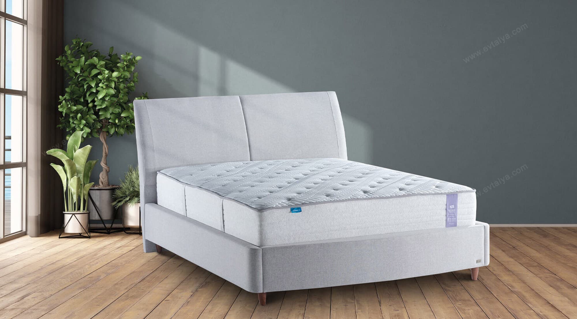 İşbir Yatak Suite Alfa Serisi Baza Başlık Set - Image 1