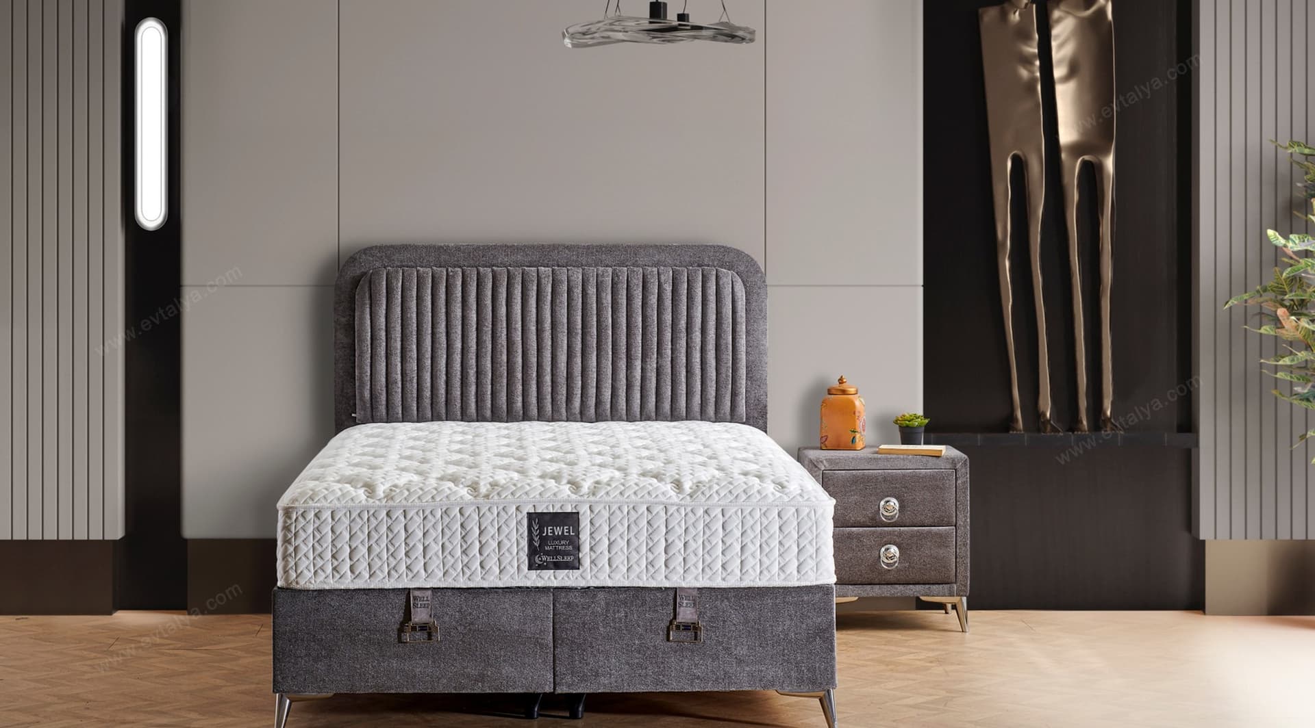 Jewel 160x200 Baza Yatak Set - Image 2