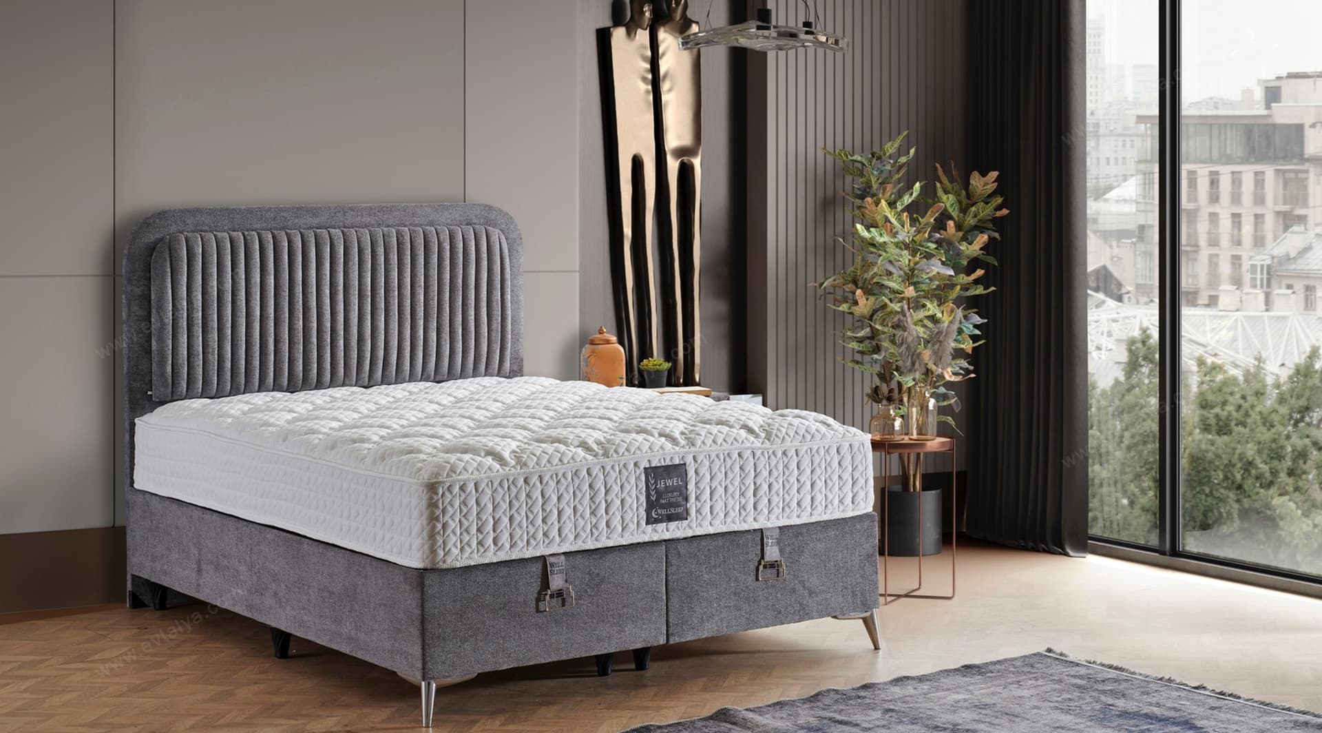 Jewel 160x200 Baza Yatak Set - Image 1