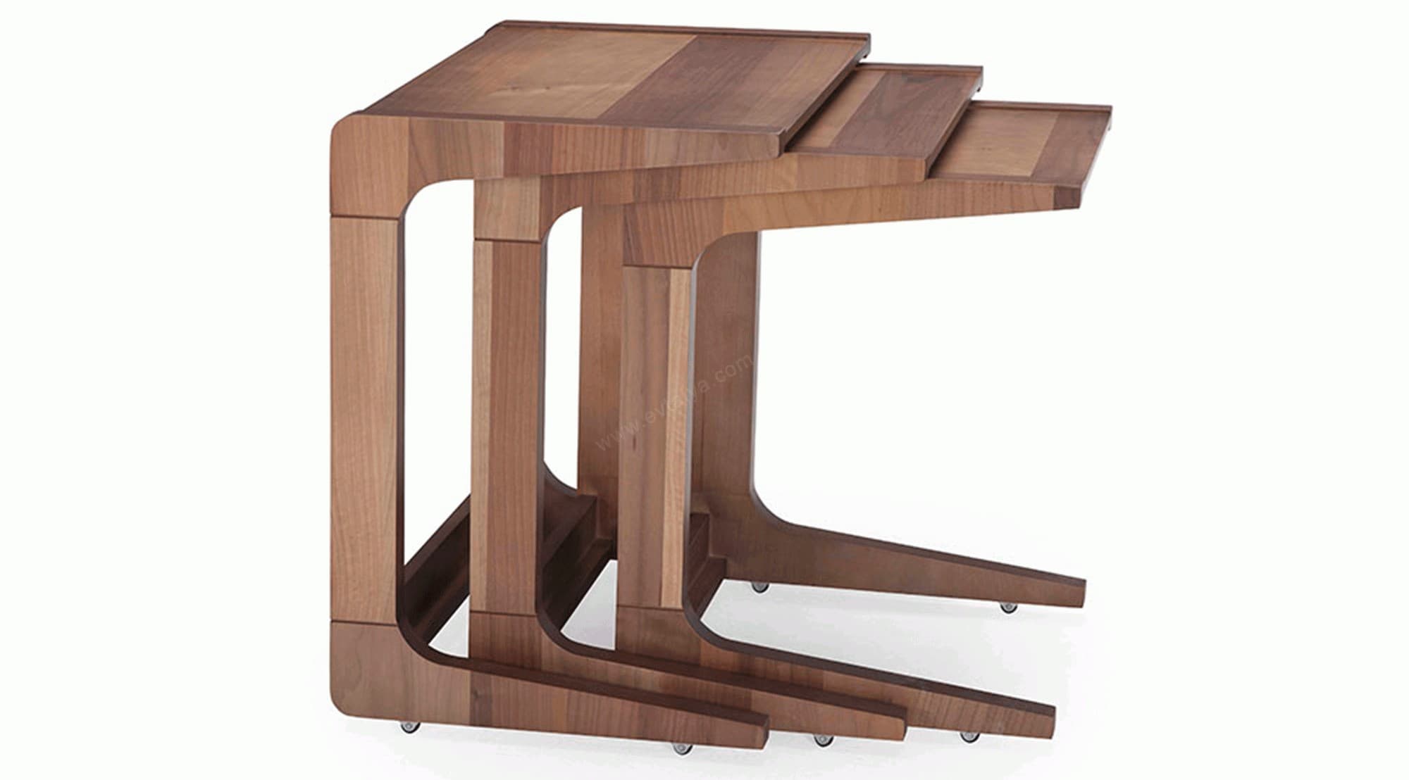 Klimt Ceviz Zigon Sehpa 2