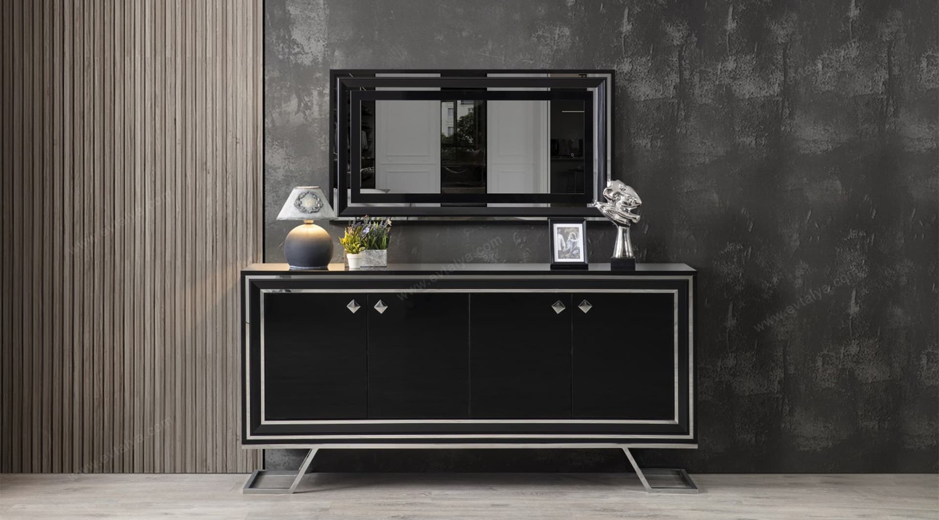 Lacos Siyah Krom Konsol - Image 1