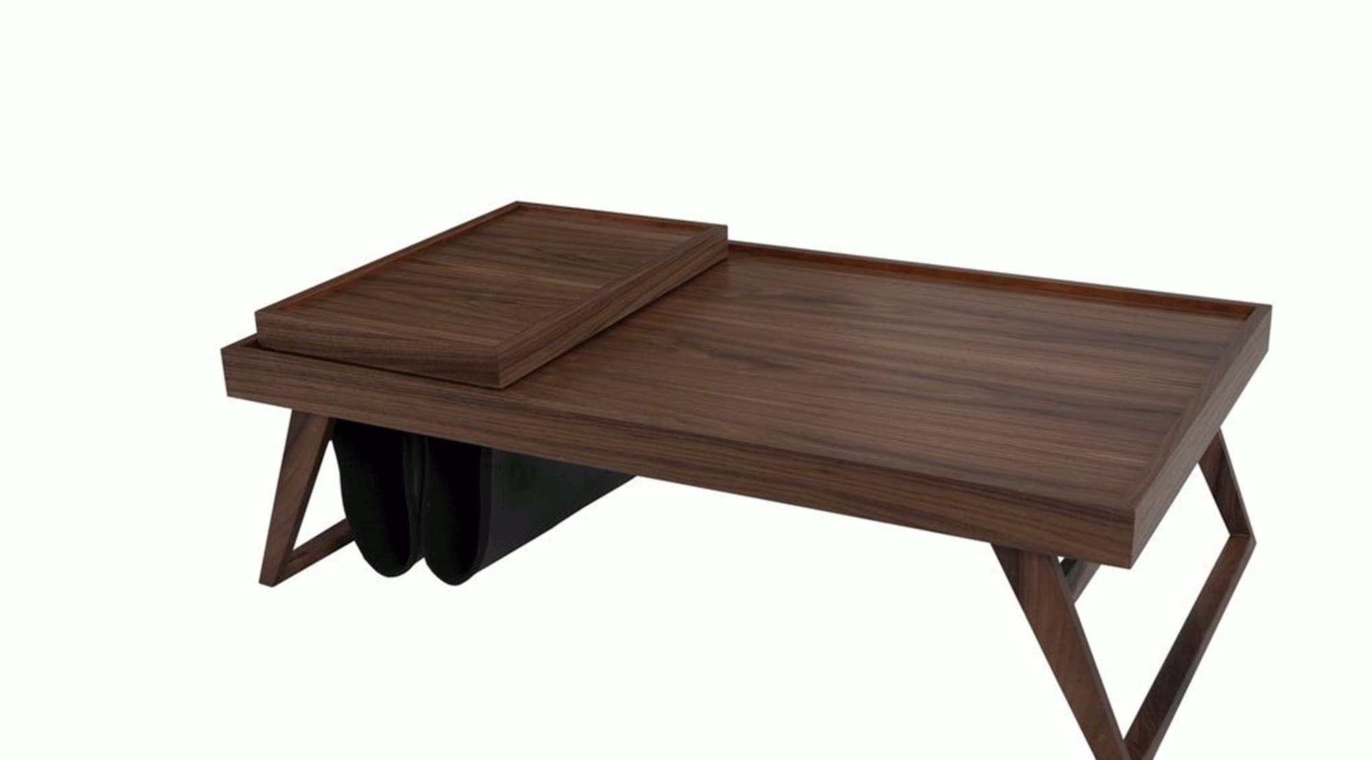 Lateks Raflı Ahşap Orta Sehpa 2