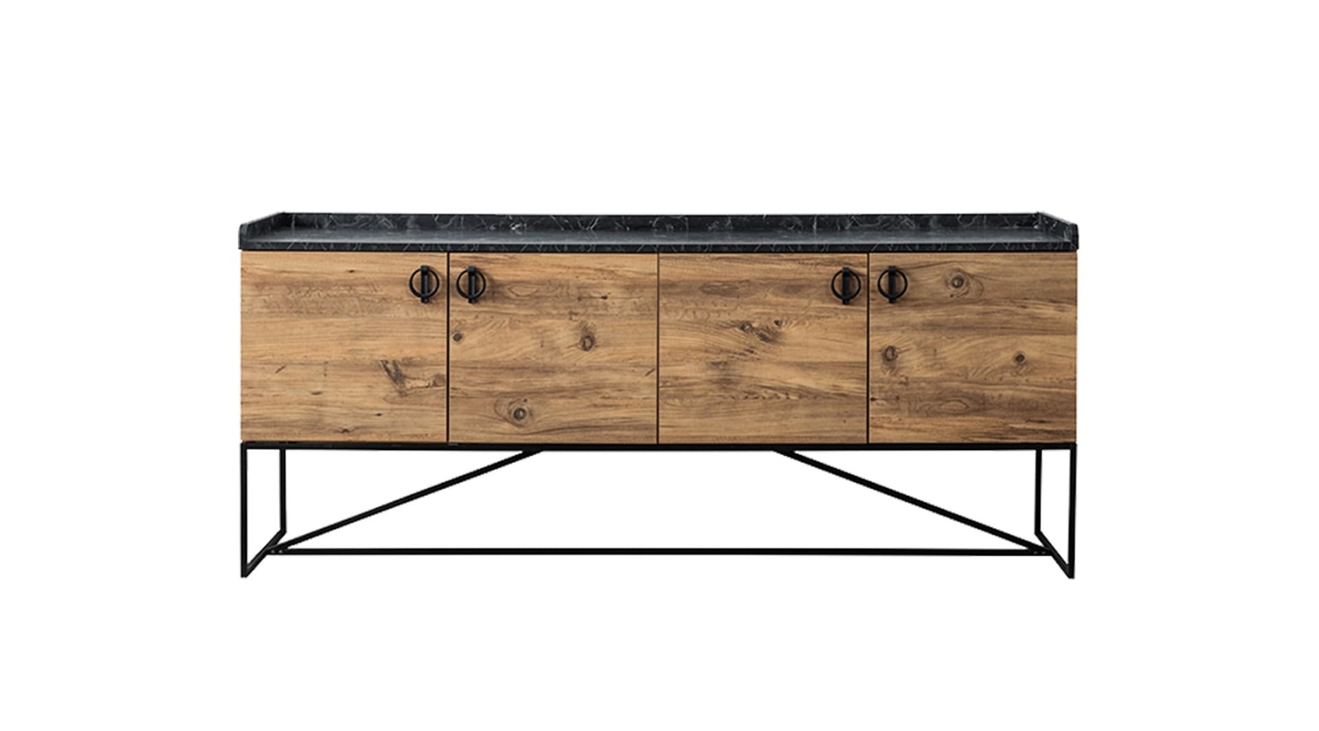 Loft Trend Ceviz Yemek Odası Takımı - Image 7