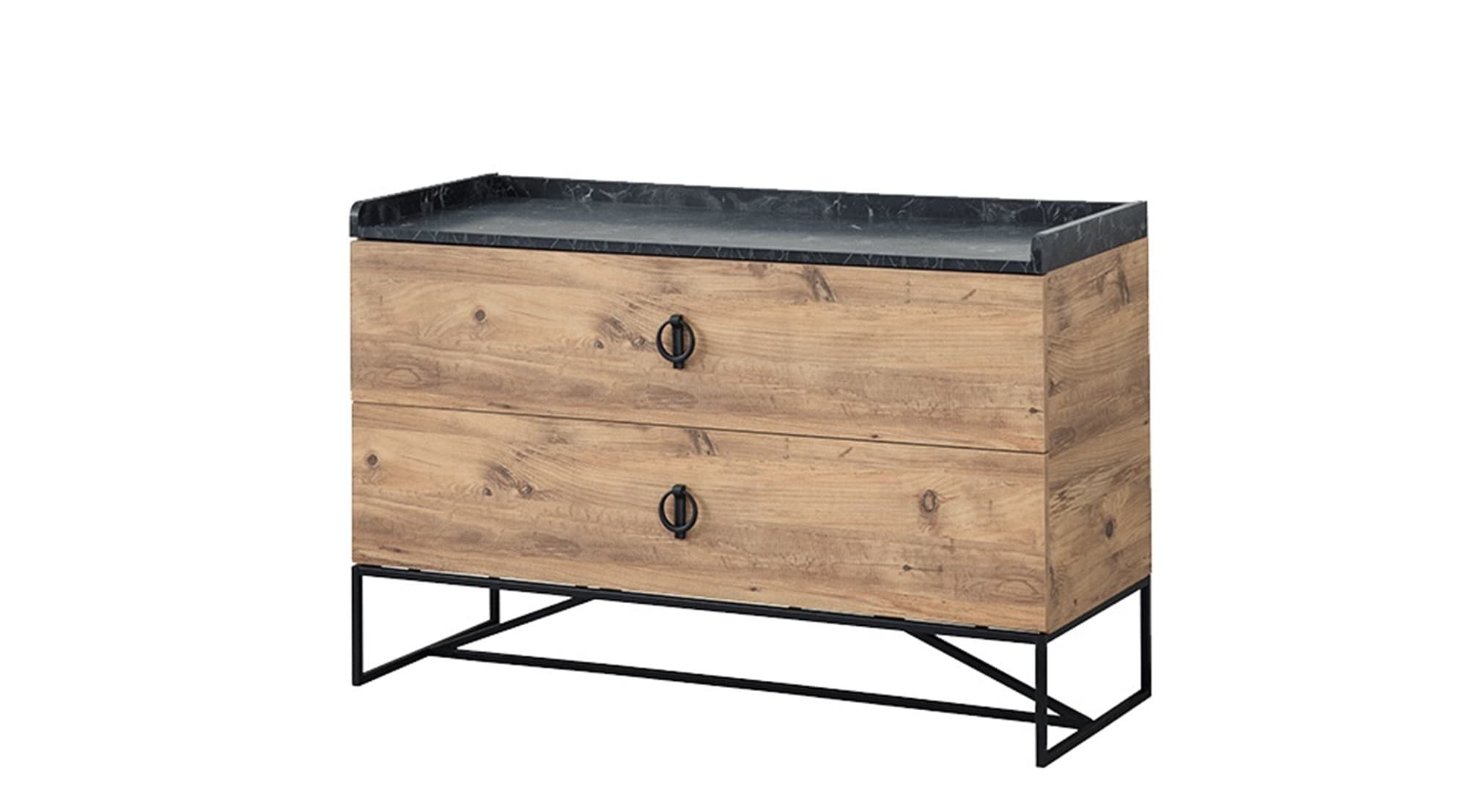 Loft Trend Ceviz Yatak Odası Takımı - Image 12