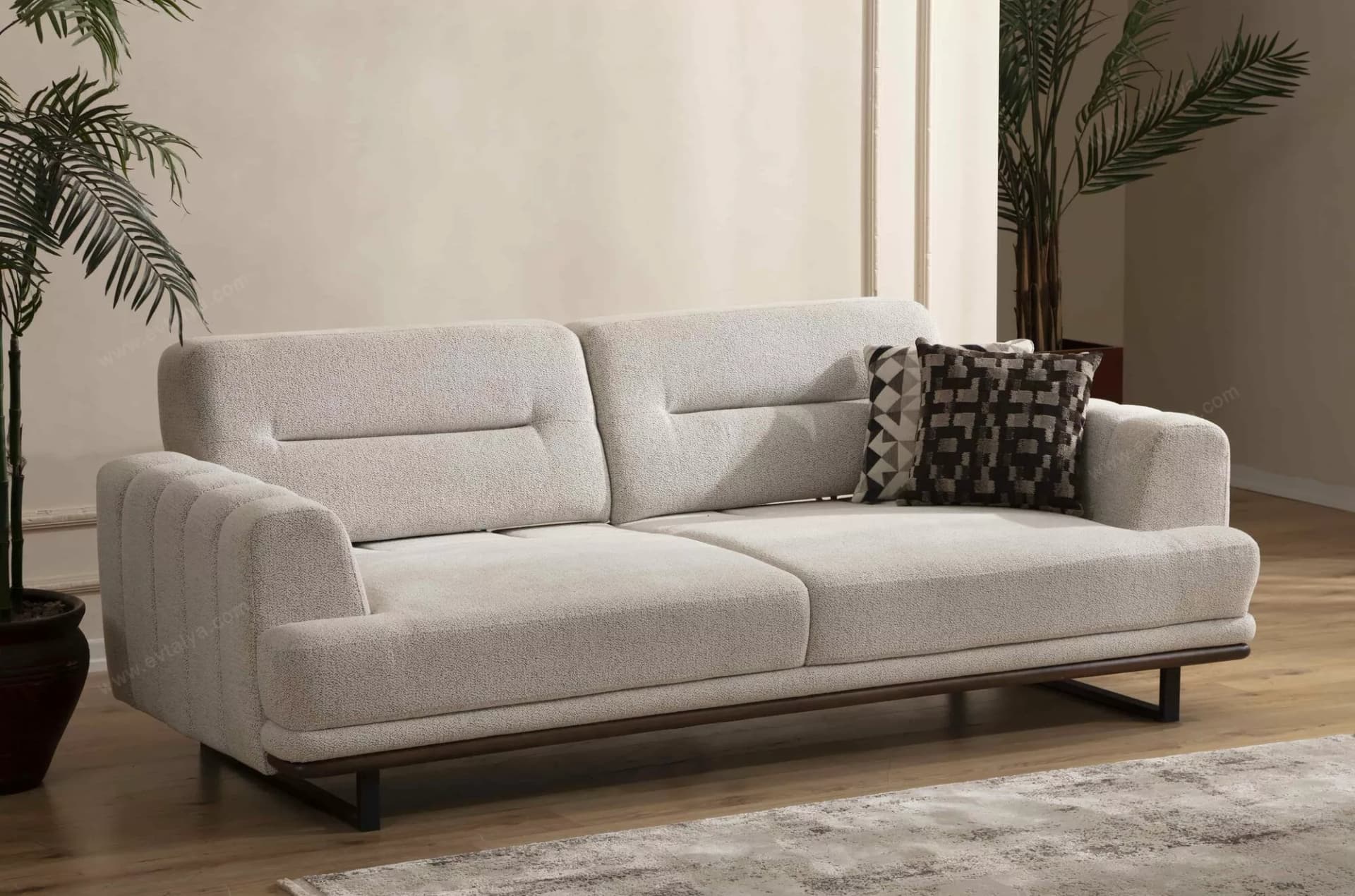Loft Modern Modern Üçlü Koltuk - Image 1