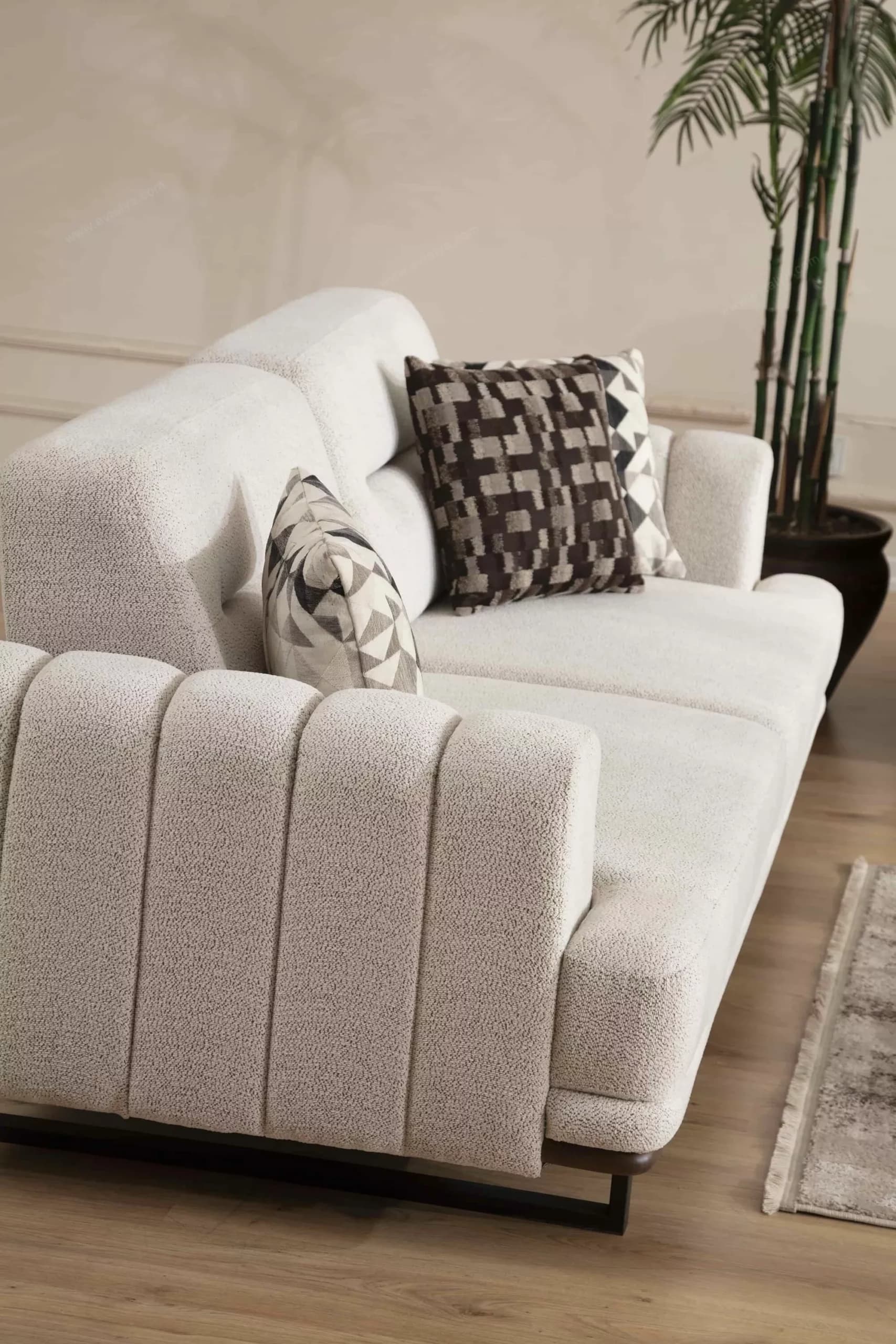 Loft Modern Modern Üçlü Koltuk - Image 3