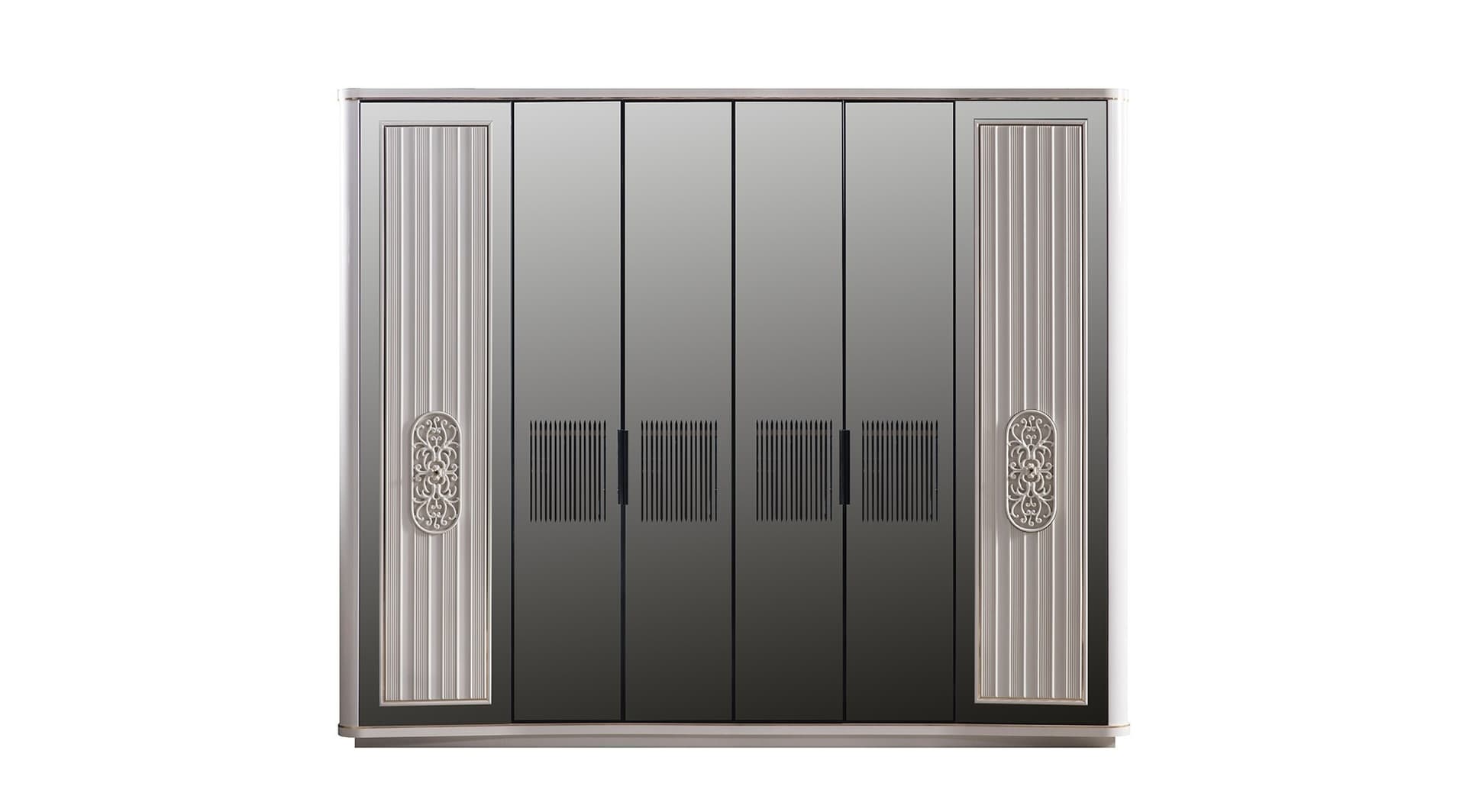 Luxury Avangard Beyaz Yatak Odası Takımı - Image 11