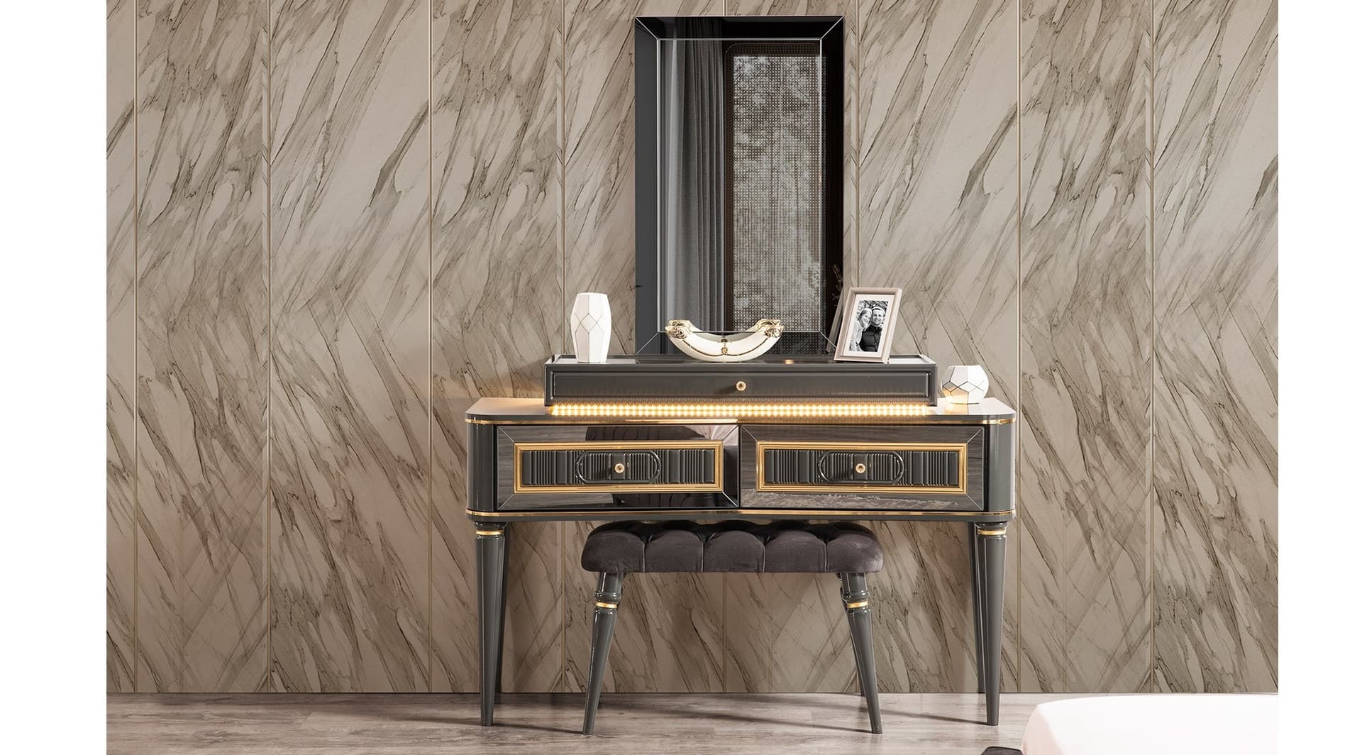 Luxury Avangard Black Şifonyer - Image 1