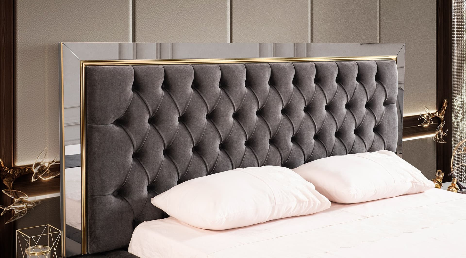 Luxury Avangard Black Yatak Odası Takımı - Image 14