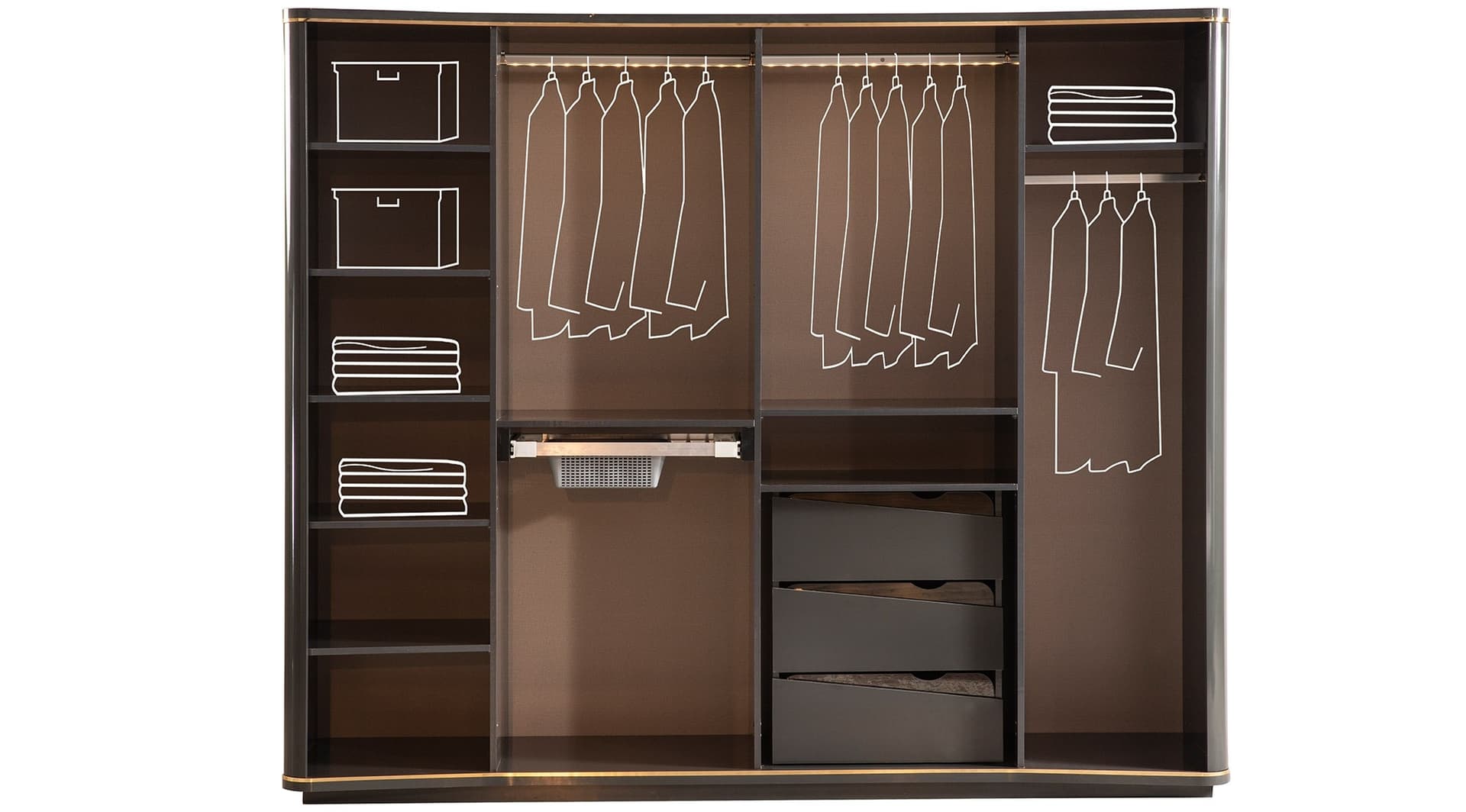 Luxury Avangard Black Yatak Odası Takımı - Image 7