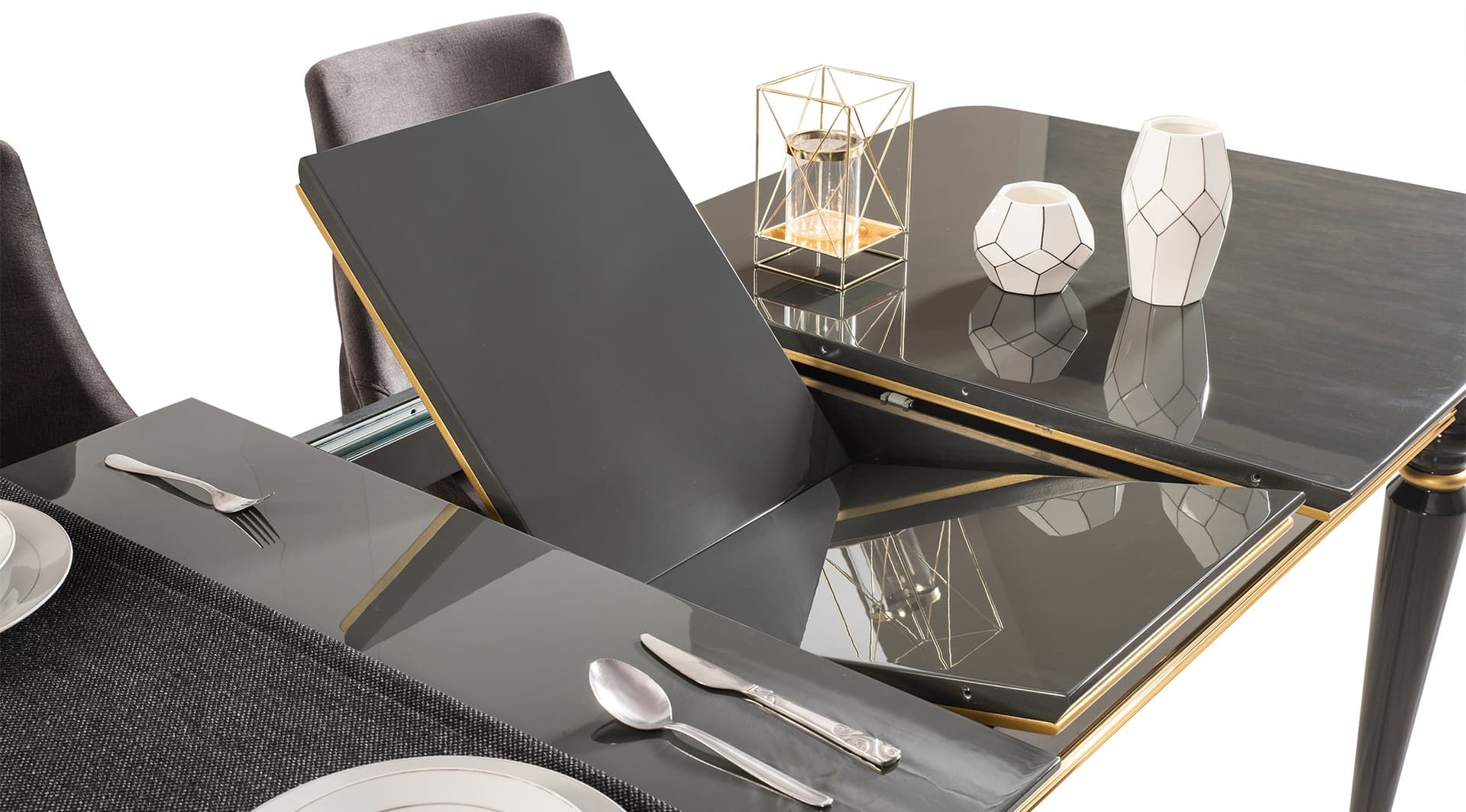 Luxury Avangard Black Yemek Odası Takımı - Image 10