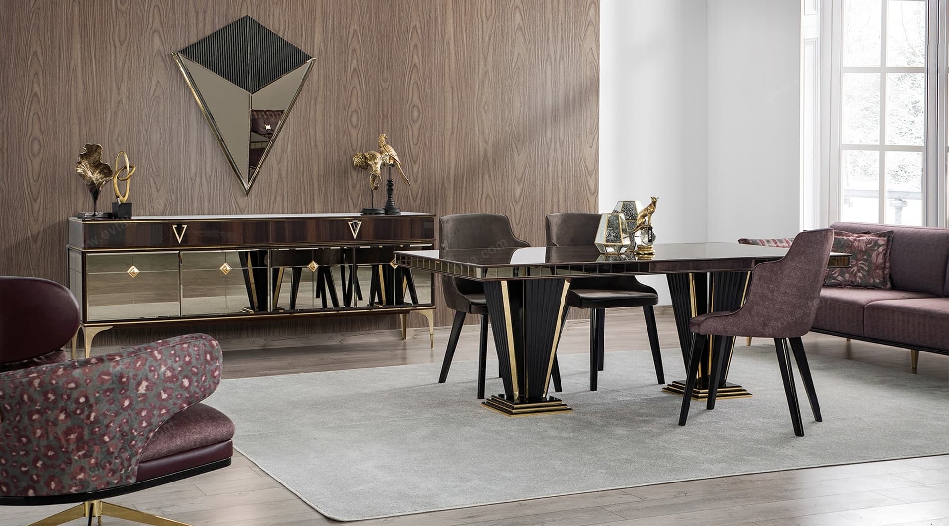 Merlin Modern Yemek Odası Takımı - Image 1