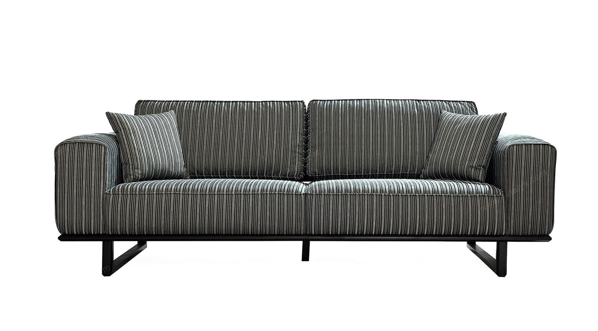 Milan Modern Chester Üçlü Koltuk - Image 3