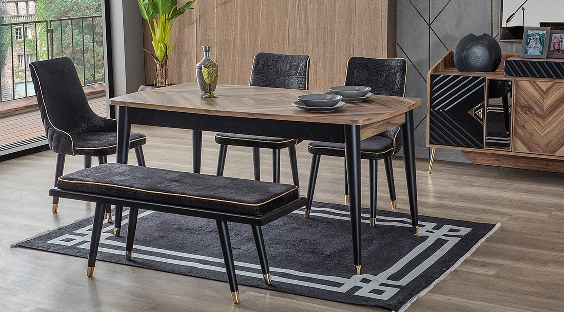 Mona Modern Yemek Odası Takımı 2