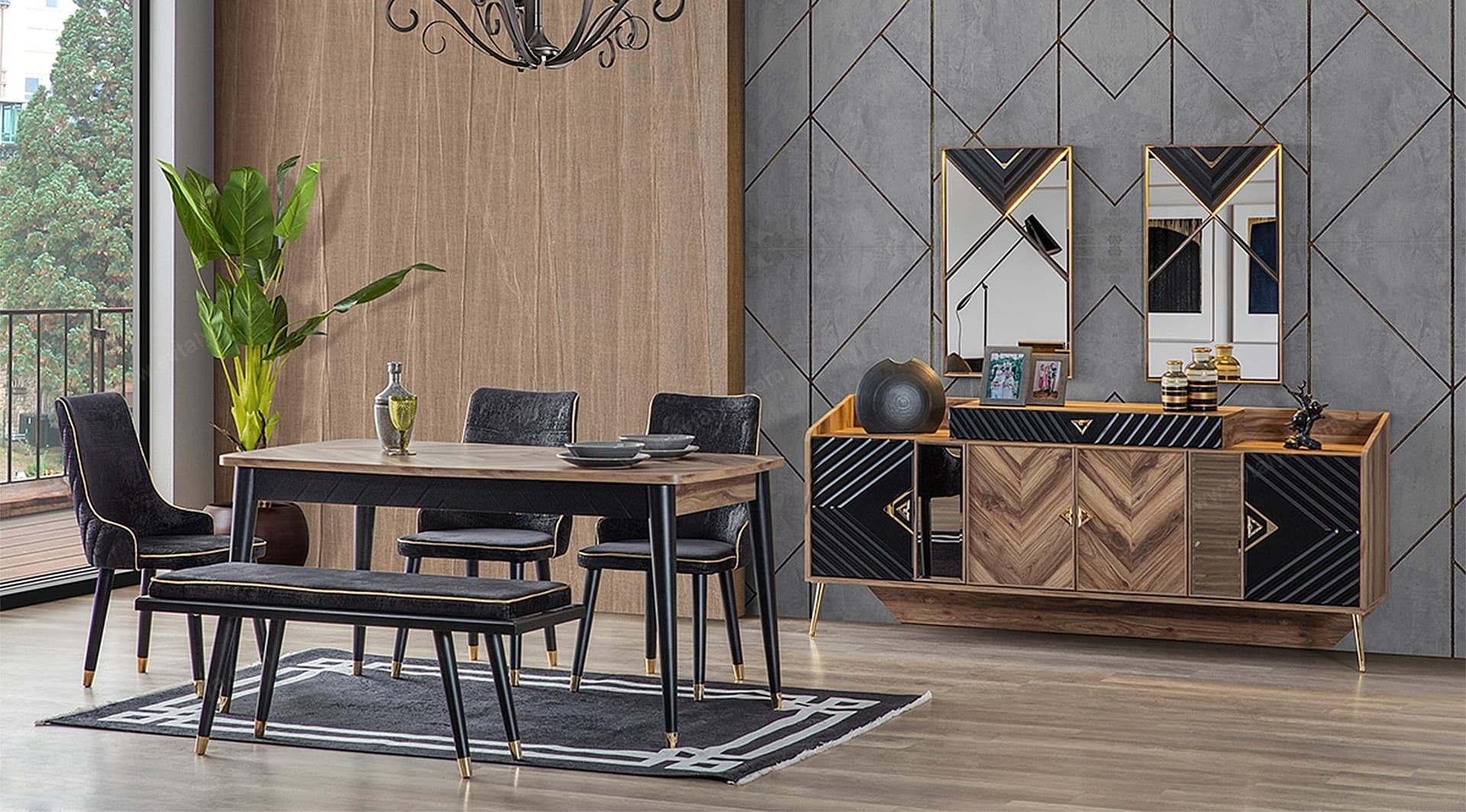 Mona Modern Yemek Odası Takımı 1