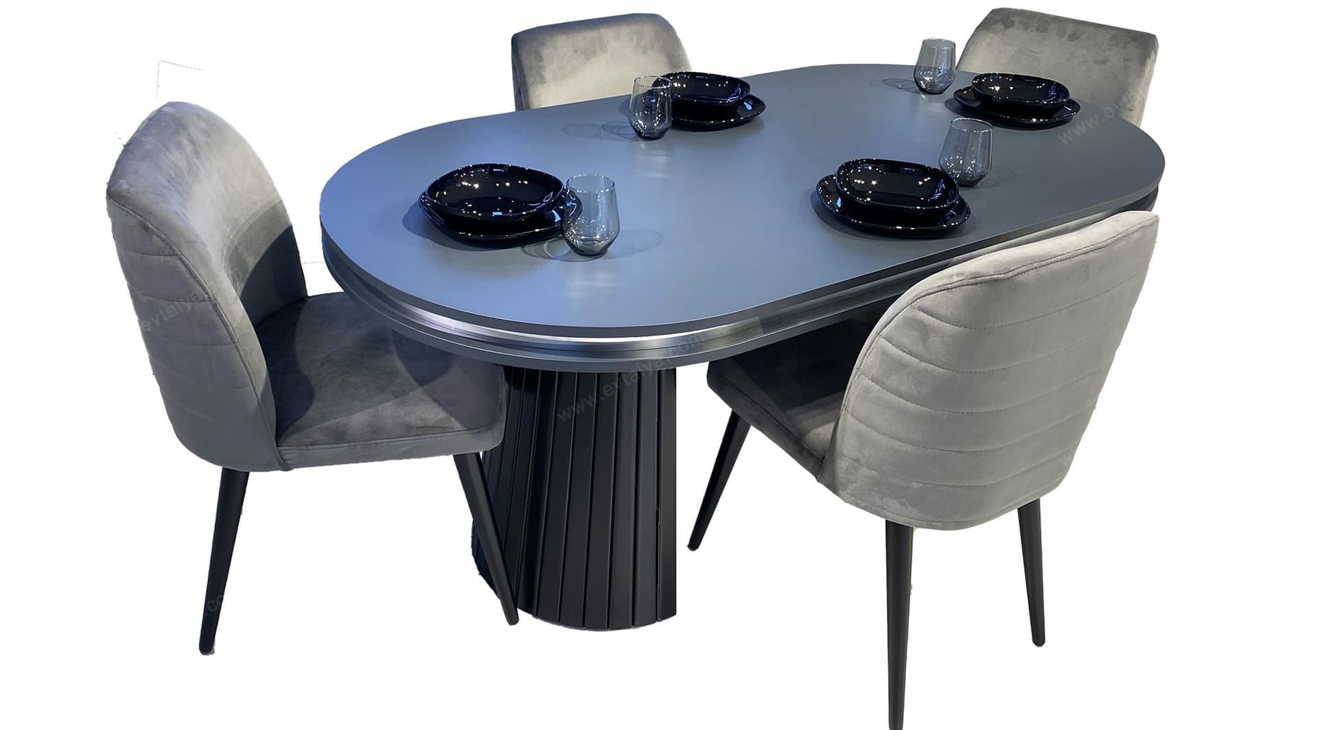 Moon Oval Masa Takımı