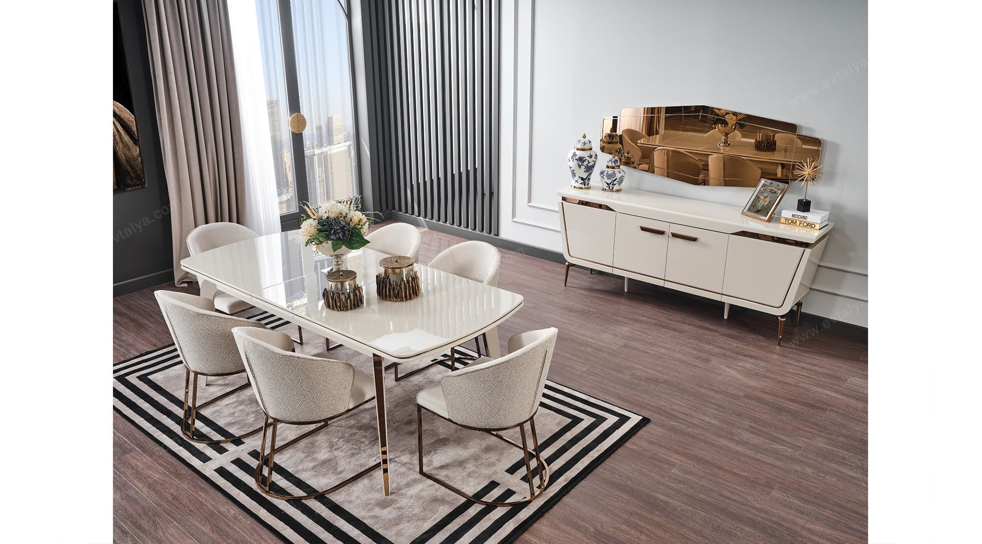 N-Bugatti Yemek Odası Takımı - Image 1