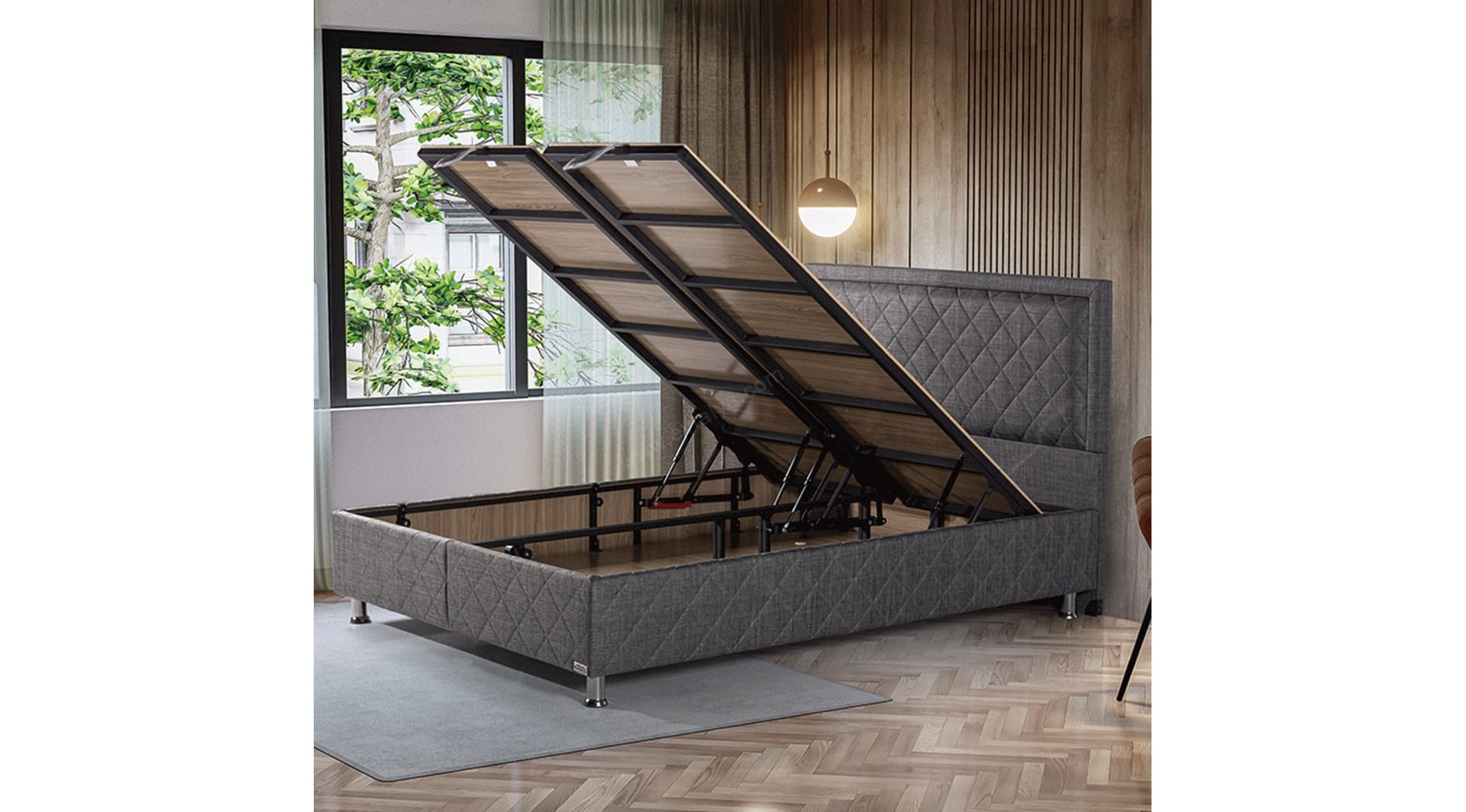 Natura 160x200 Baza Yatak Set - Image 2